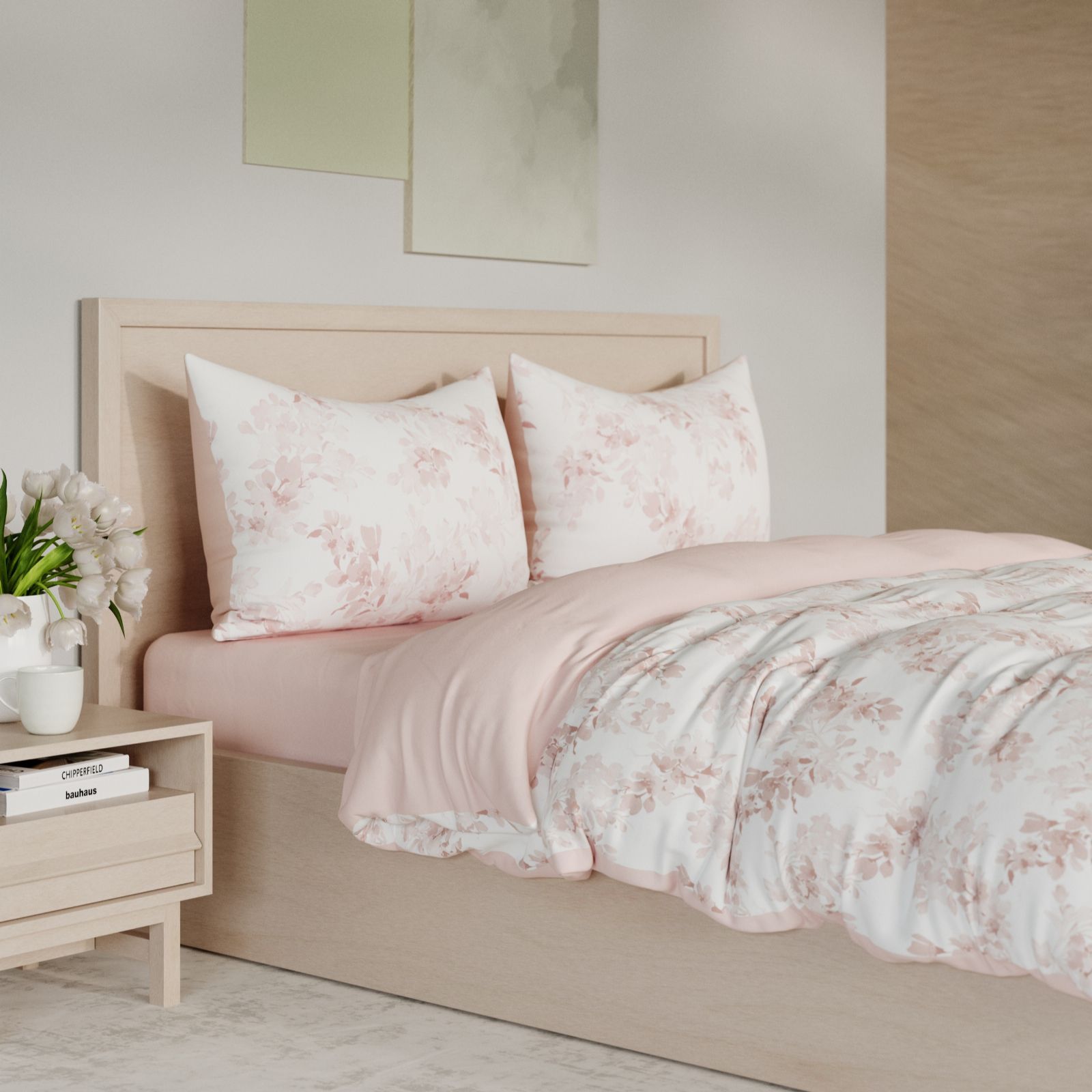 Supersoft by Cozee Home 2 Pack Embossed And Print 4 Piece Duvet Sets