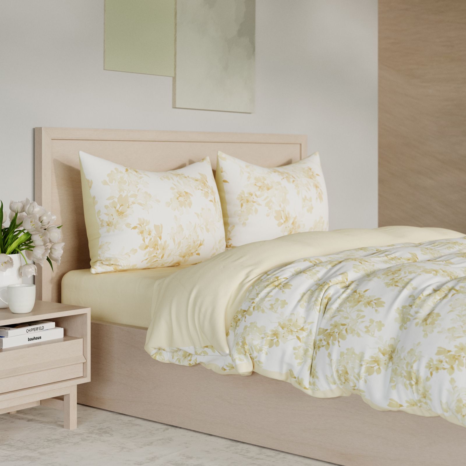 Supersoft by Cozee Home 2 Pack Embossed And Print 4 Piece Duvet Sets