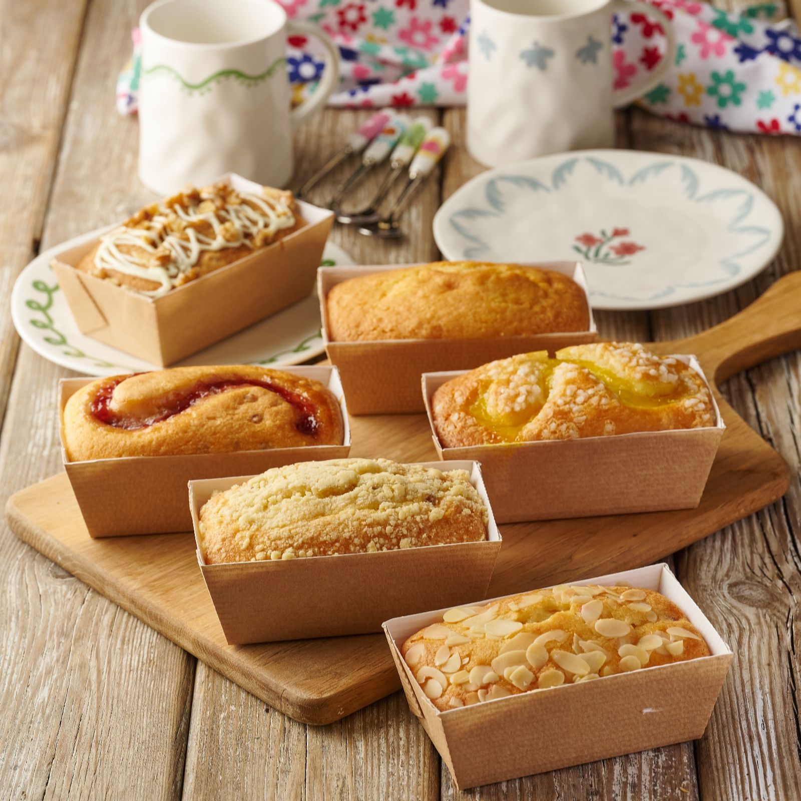 The Original Cake Company 6 Piece Delicious Loaf Cake Selection