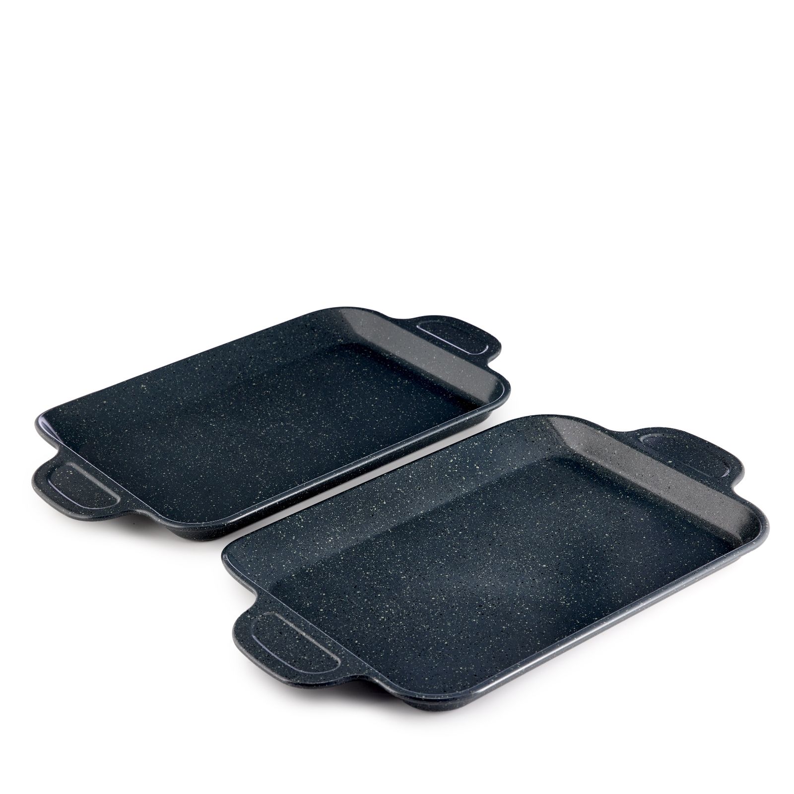 Outlet Curtis Stone Set of 2 Slide out Pans with Handles