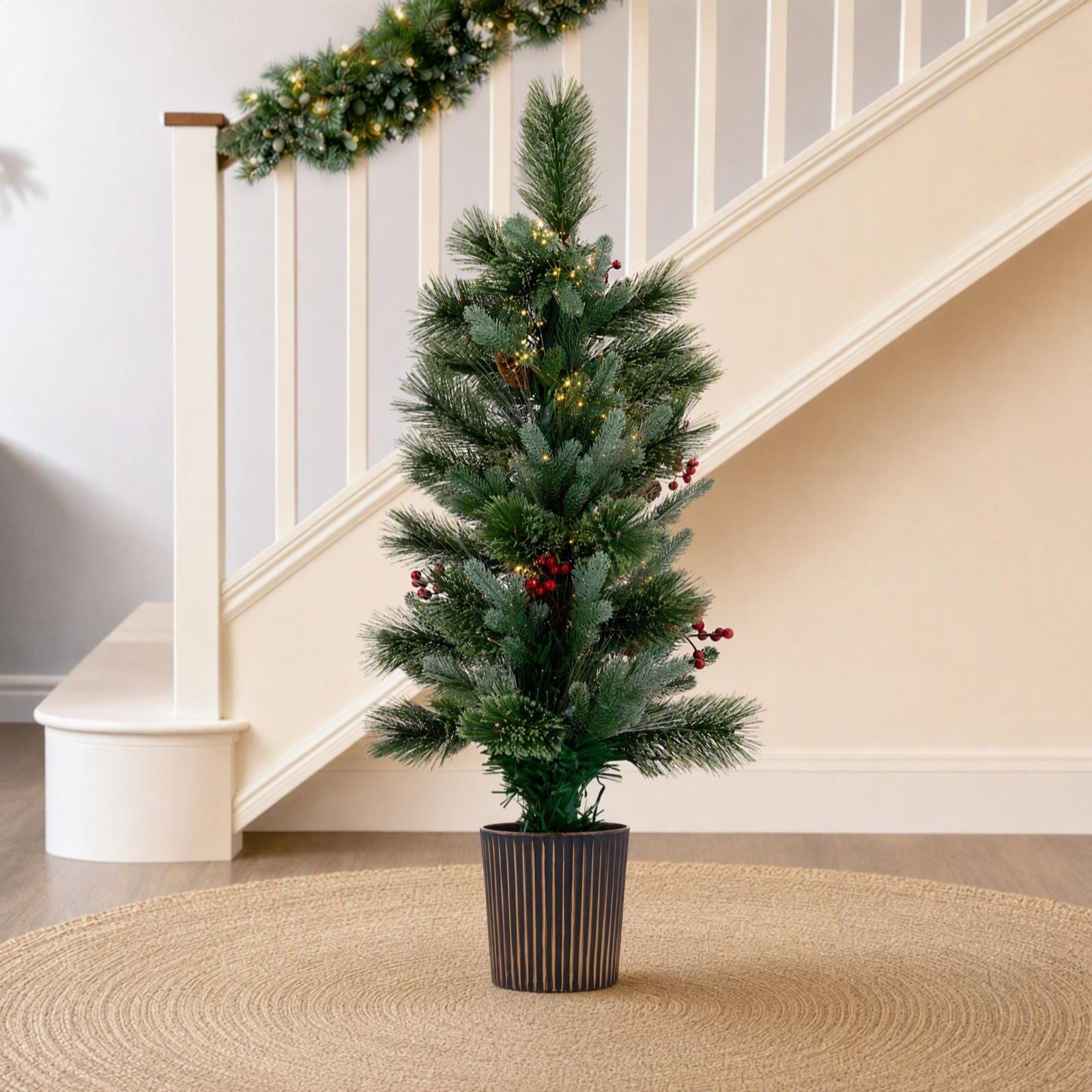 Home Stories 90cm Fibre option Berwick Pine In Pot