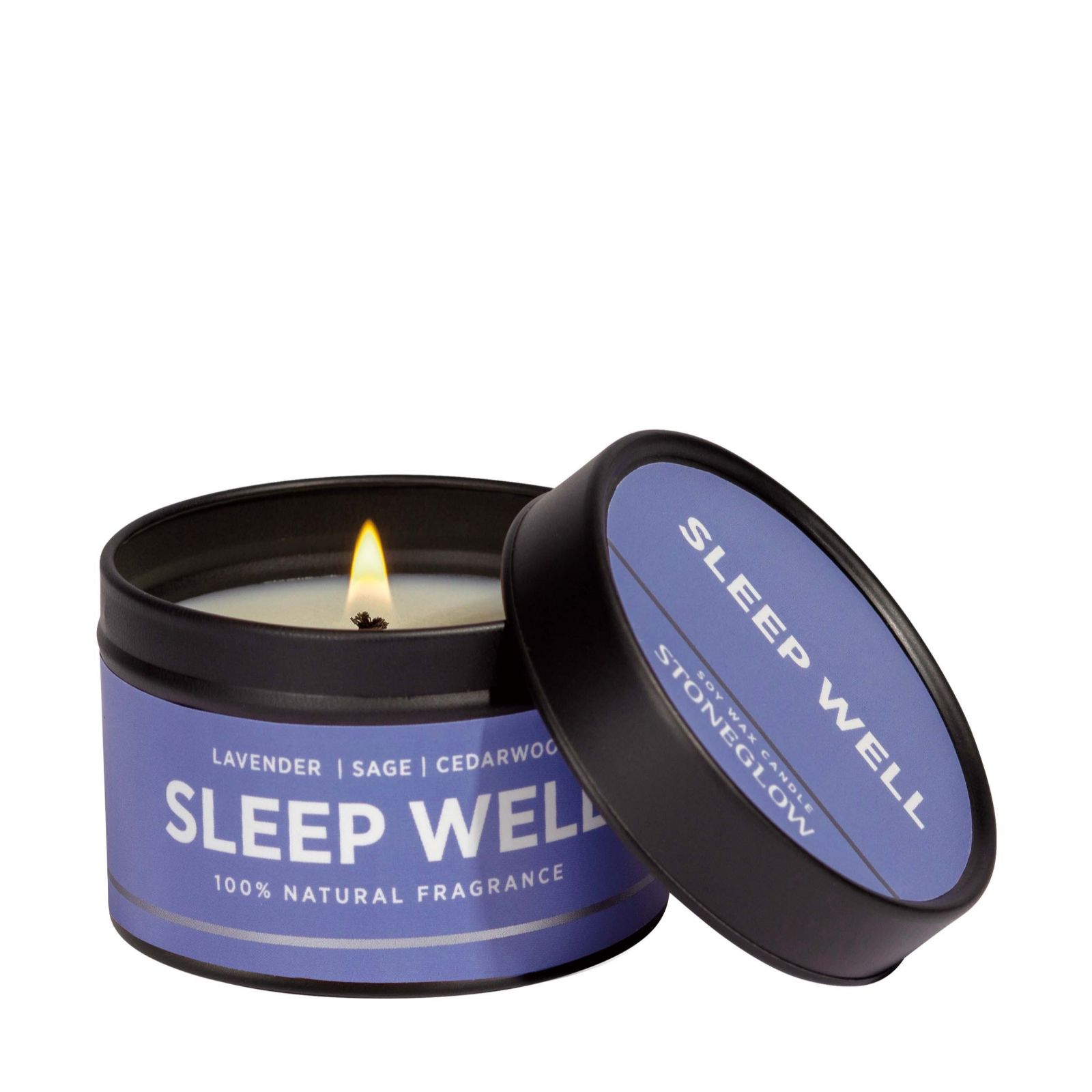 Stoneglow Wellbeing Tin Candle