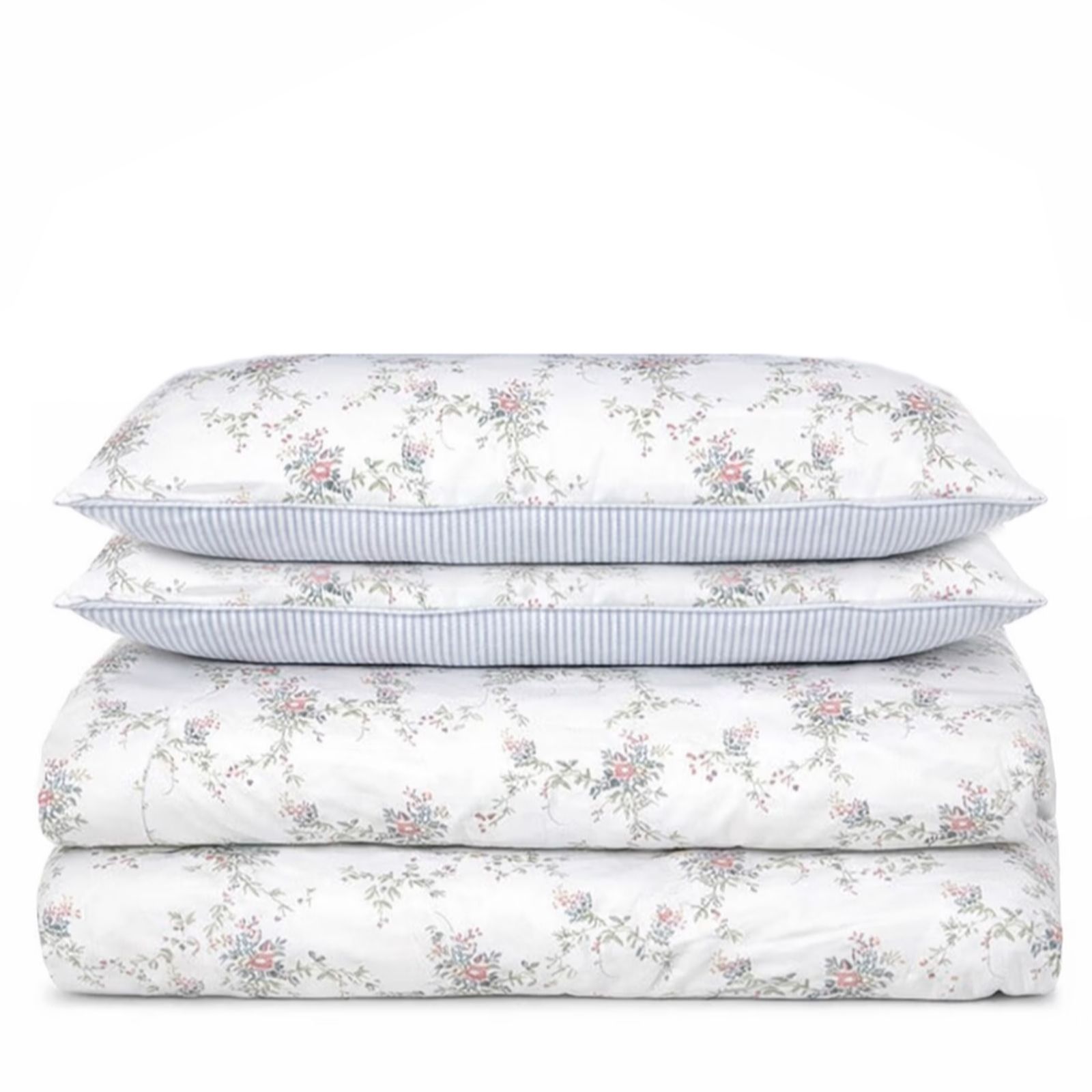 Outlet Sara by  Sara Davies Reversible Floral 3 Piece Duvet Set