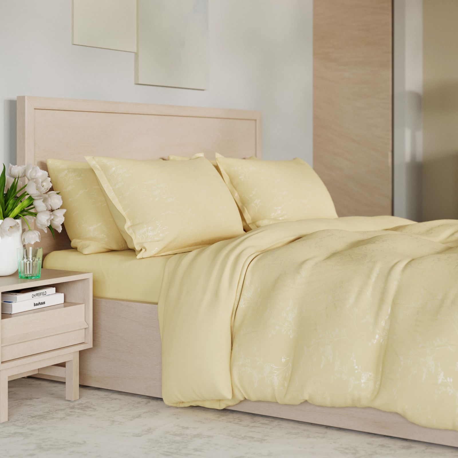 Outlet Supersoft by Cozee Home Embossed Floral 6 Piece Duvet