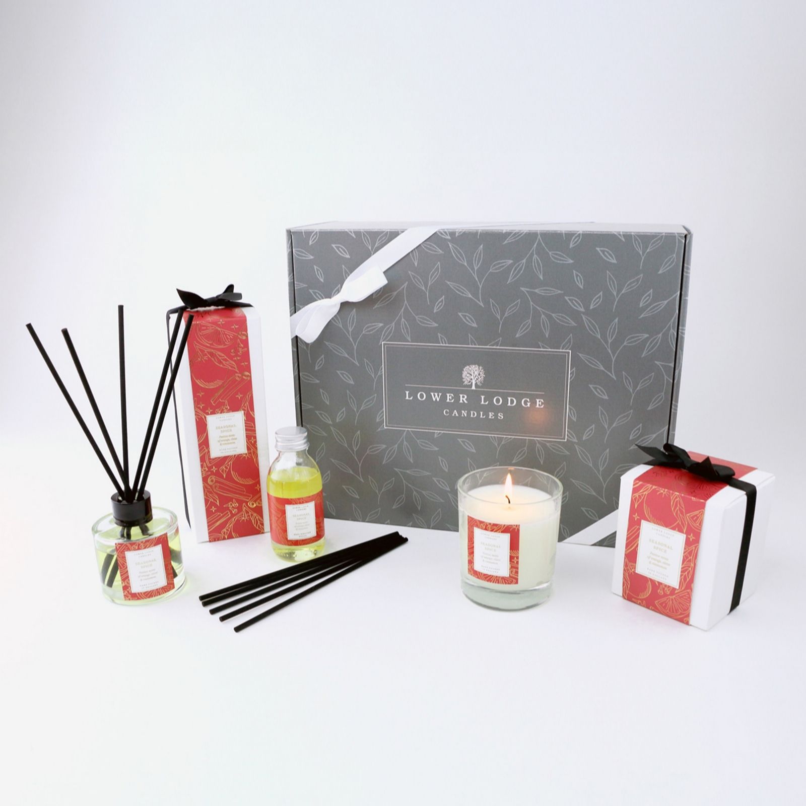 Lower Lodge Oak Hills Seasonal Spice Candle Diffuser & Refill Gift Set