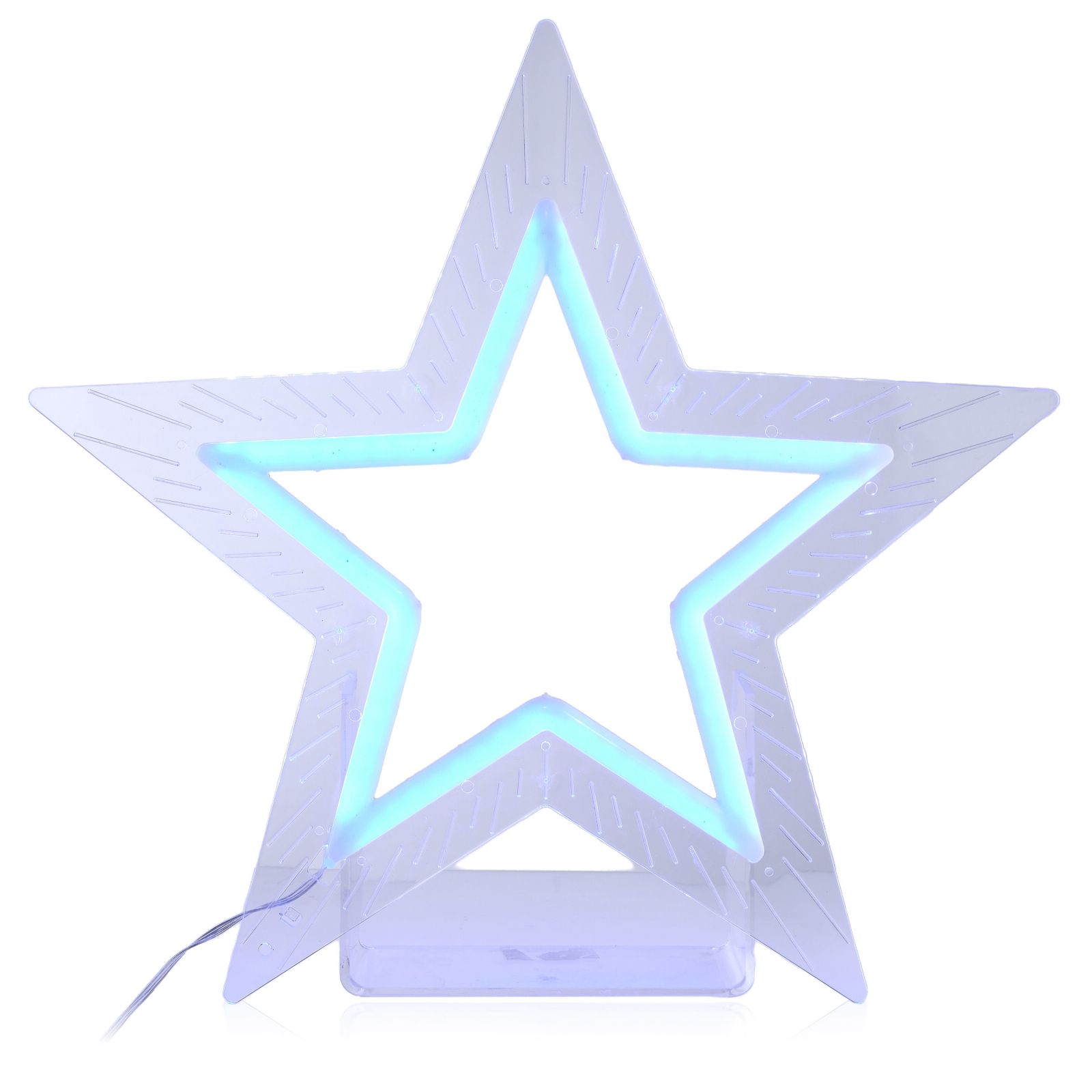 Festive Pre Lit 50cm Multi Function Colour Changing Star