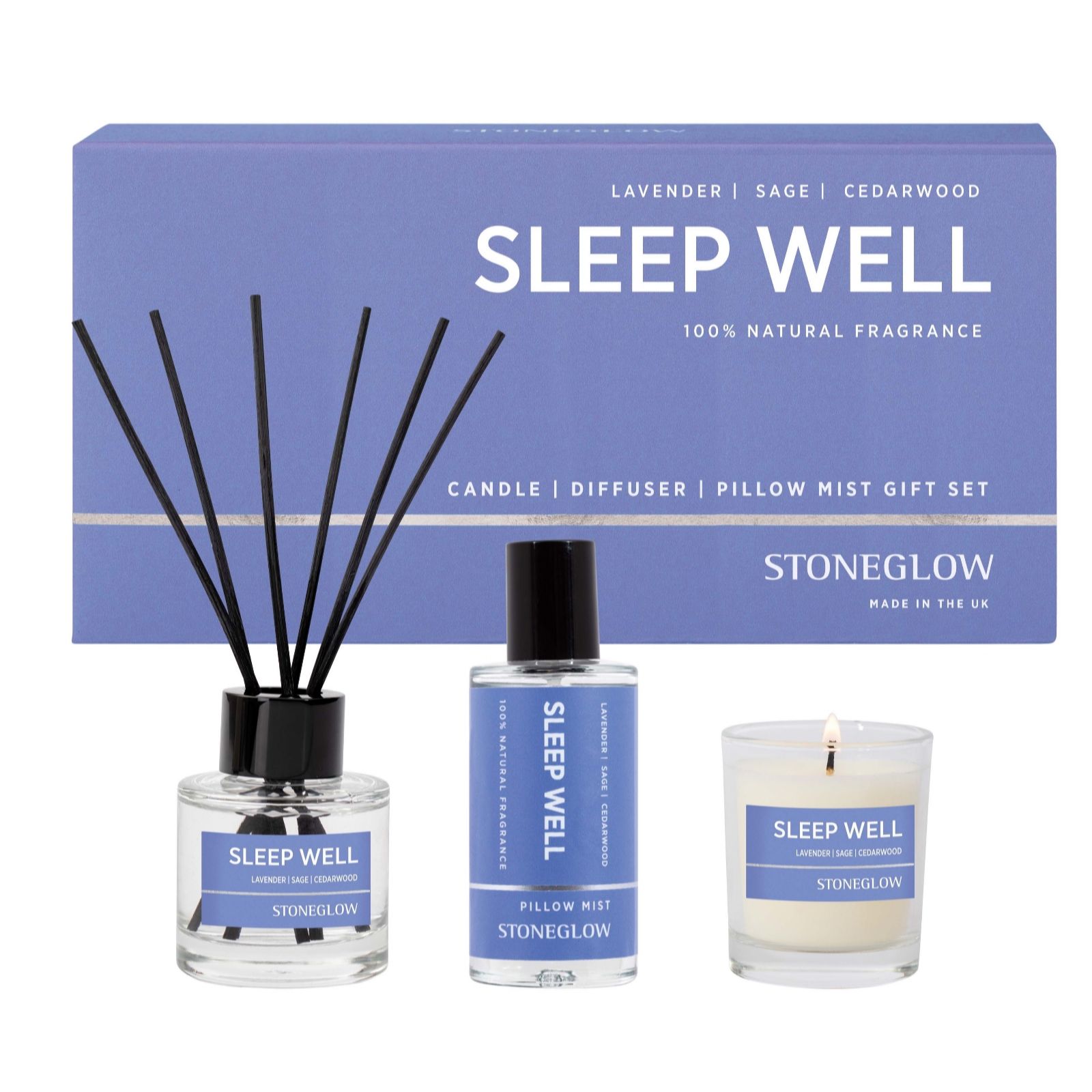 Stoneglow Wellbeing 3 Piece Gift Set