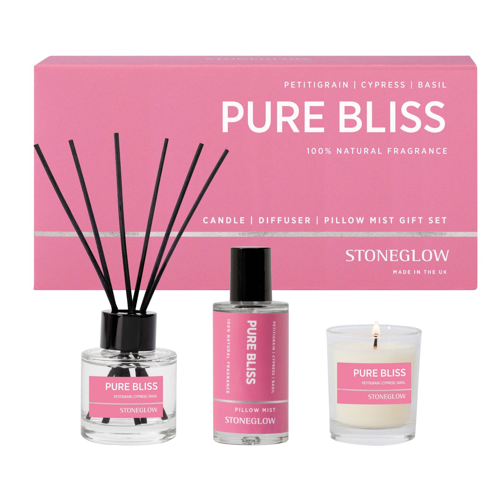 Stoneglow Wellbeing 3 Piece Gift Set