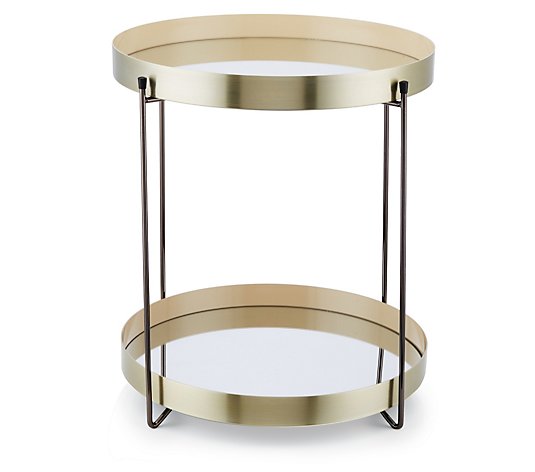 K by Kelly Hoppen Mirrored Tiered Side Table