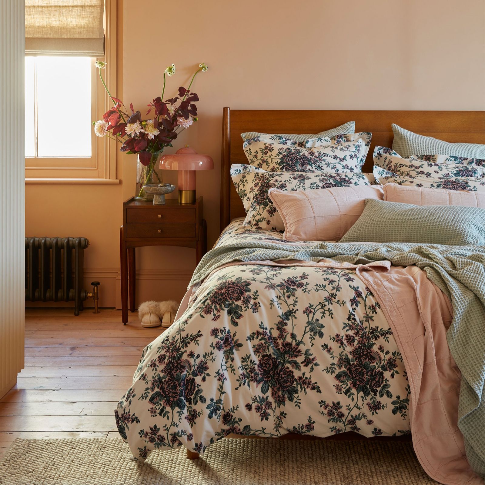 Secret Linen Store Beatrix 100% Cotton 3 Piece Duvet Set