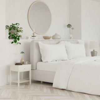 Northern Nights 400TC 100% Cotton Sateen Stripe 4 Piece Duvet Set