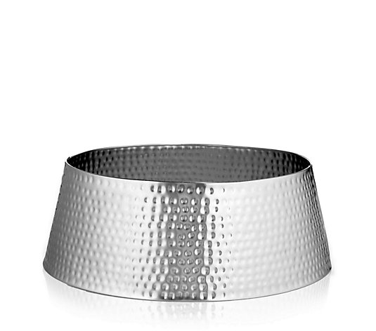 Outlet K by Kelly Hoppen Hammered Metal Tree Skirt