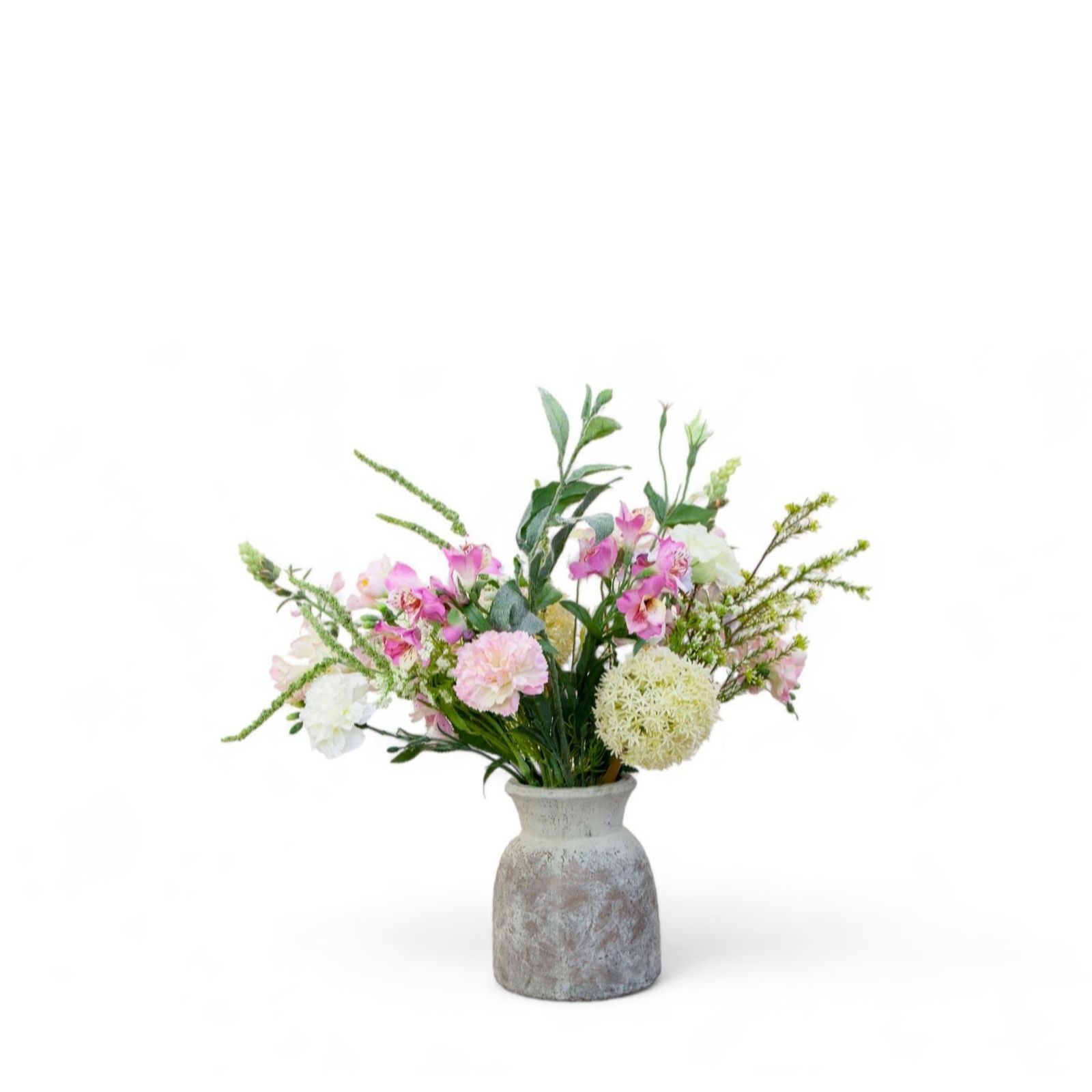 Outlet Peony Spring Meadow Mix in a Rustic Pot - QVC UK
