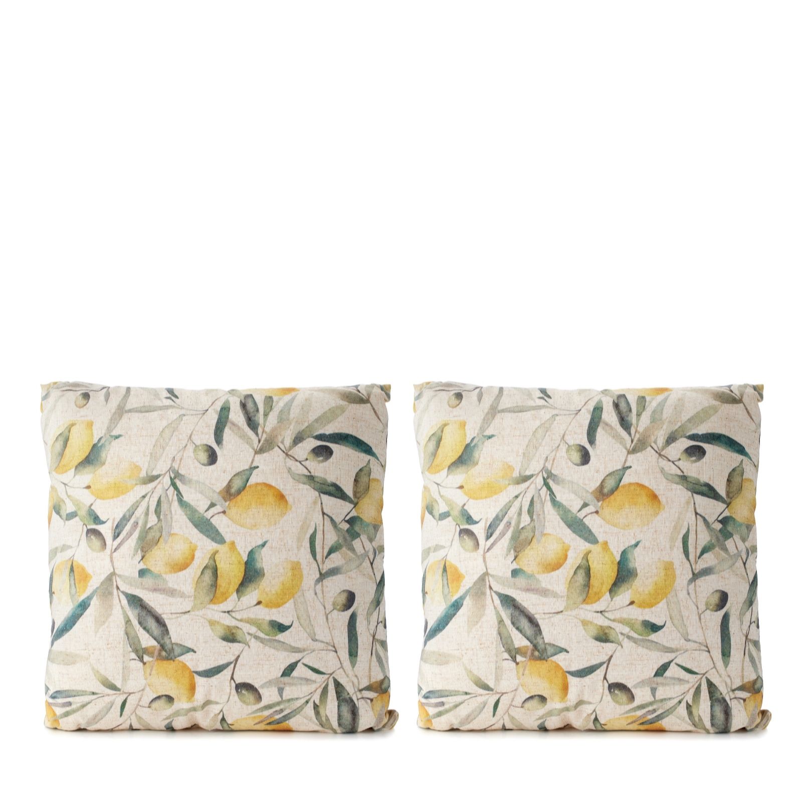Otters Brook Set Of 2 Lemon Cushions