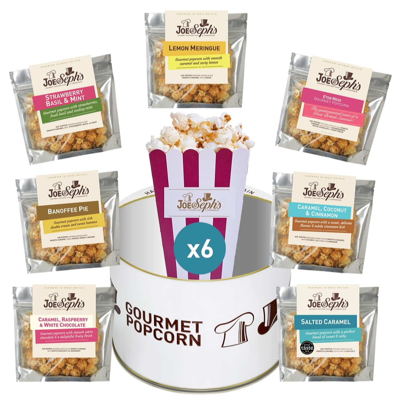 Joe & Seph's Summer 8 Piece Snack Pack Picnic Tin