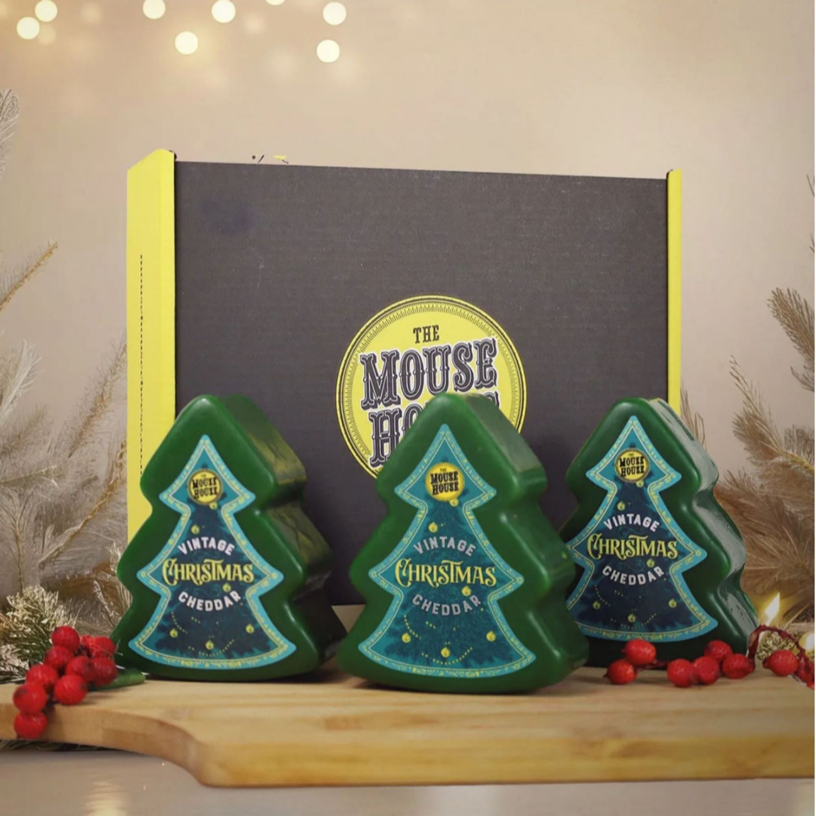 The Mouse House Set of 3 200g Shapes of Christmas