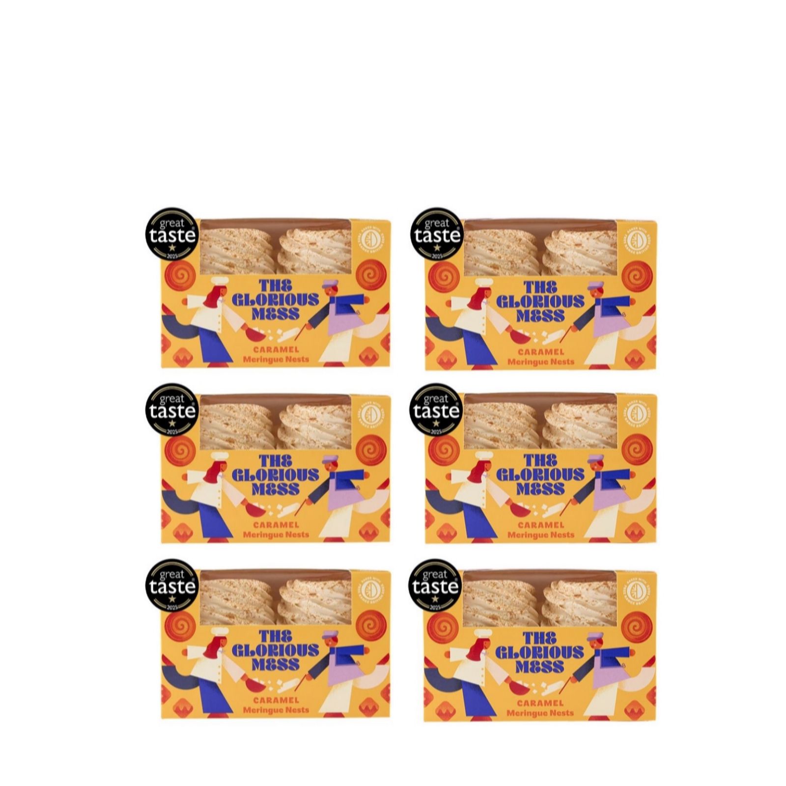 The Glorious Mess by Flower & White 24 Piece Meringue Nest Collection