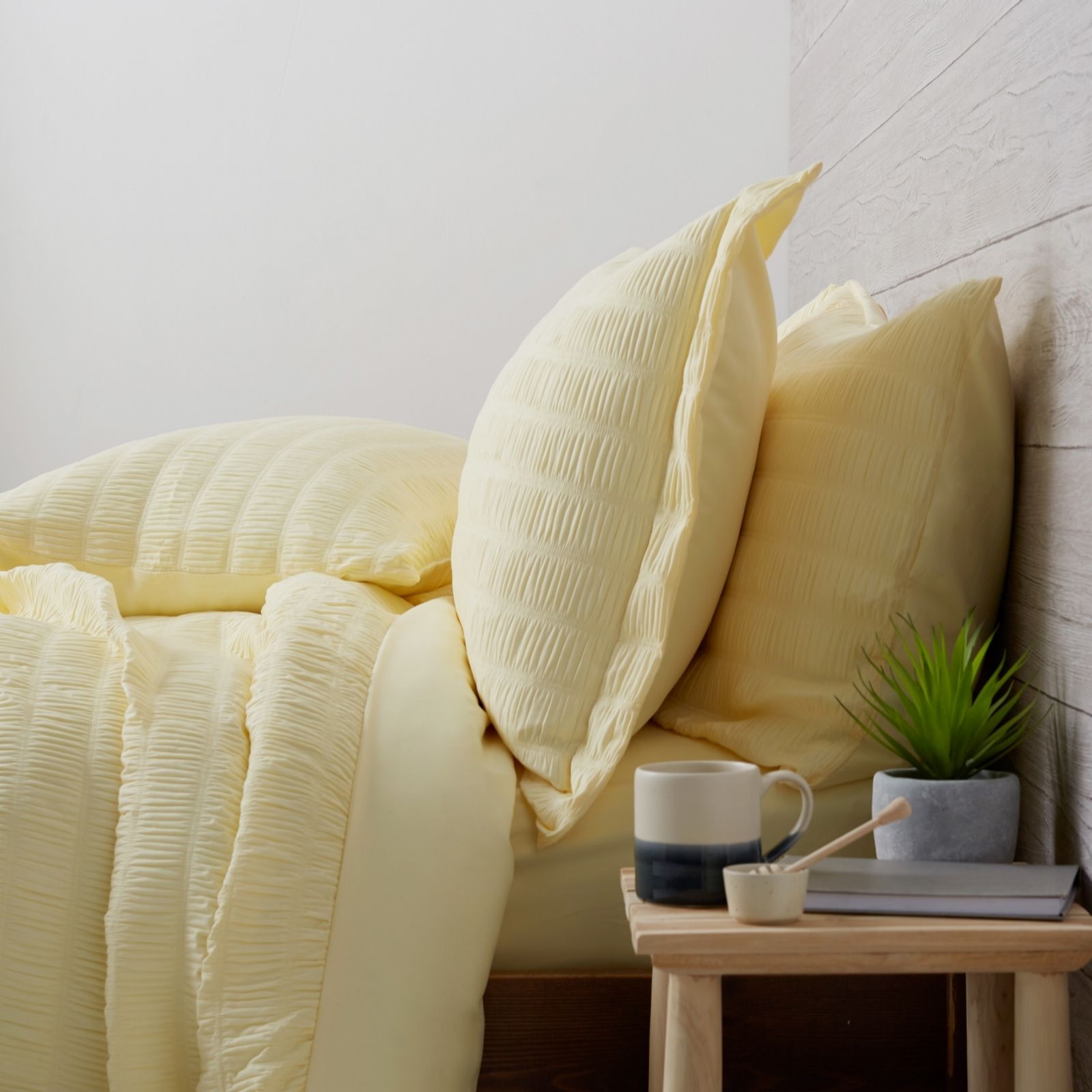 Outlet Cozee Home Textured Stripe 6 Piece Duvet Set