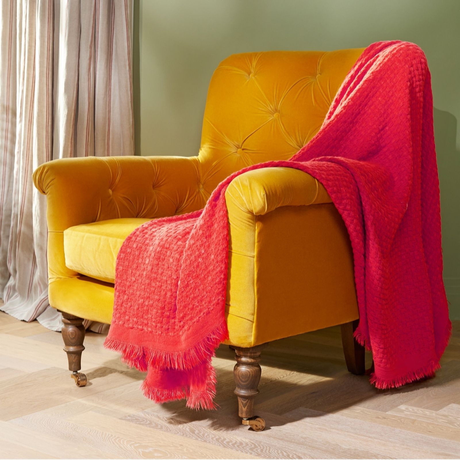 Outlet Cozee Home Lightweight Textured Throw with Fringe Detail