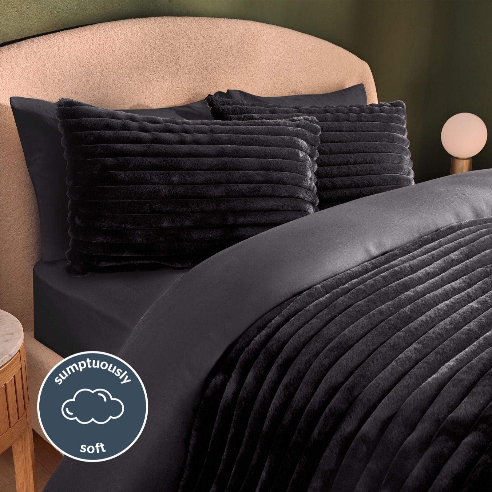 Silentnight Supersoft Faux Fur Duvet Set