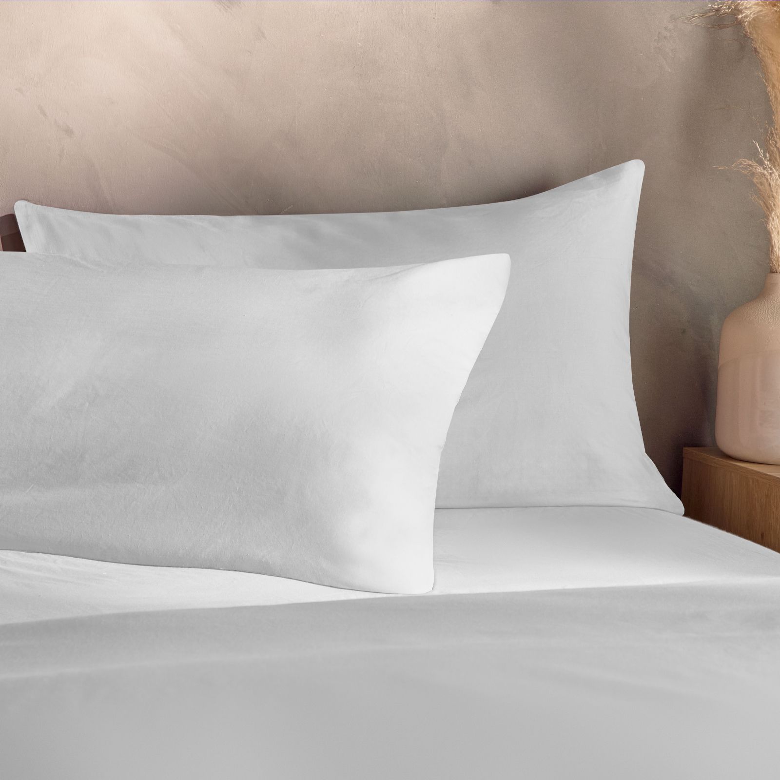 Silentnight Cotton Rich Washed Pillow Pair