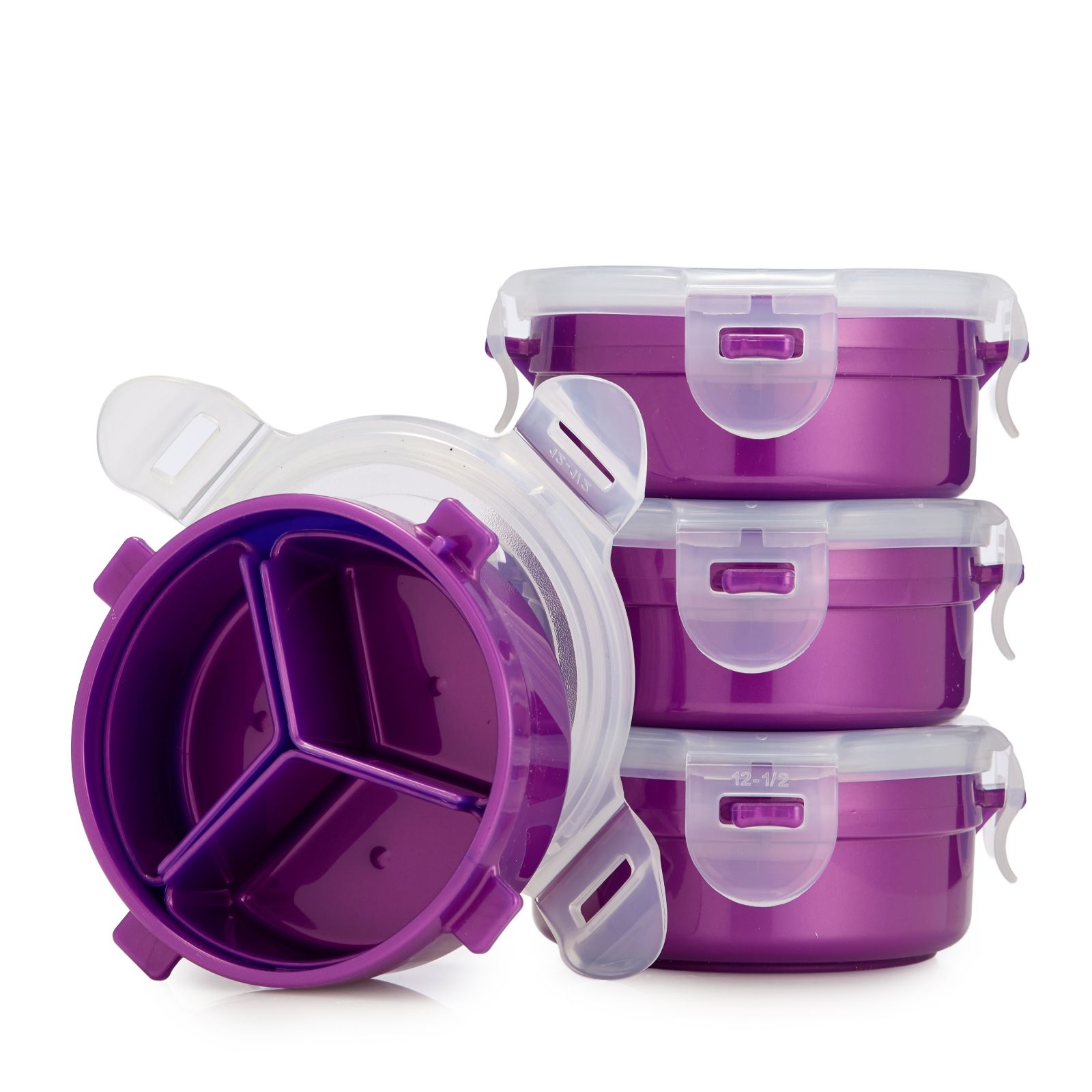 Outlet Lock & Lock Set of 4 Pill Organizers