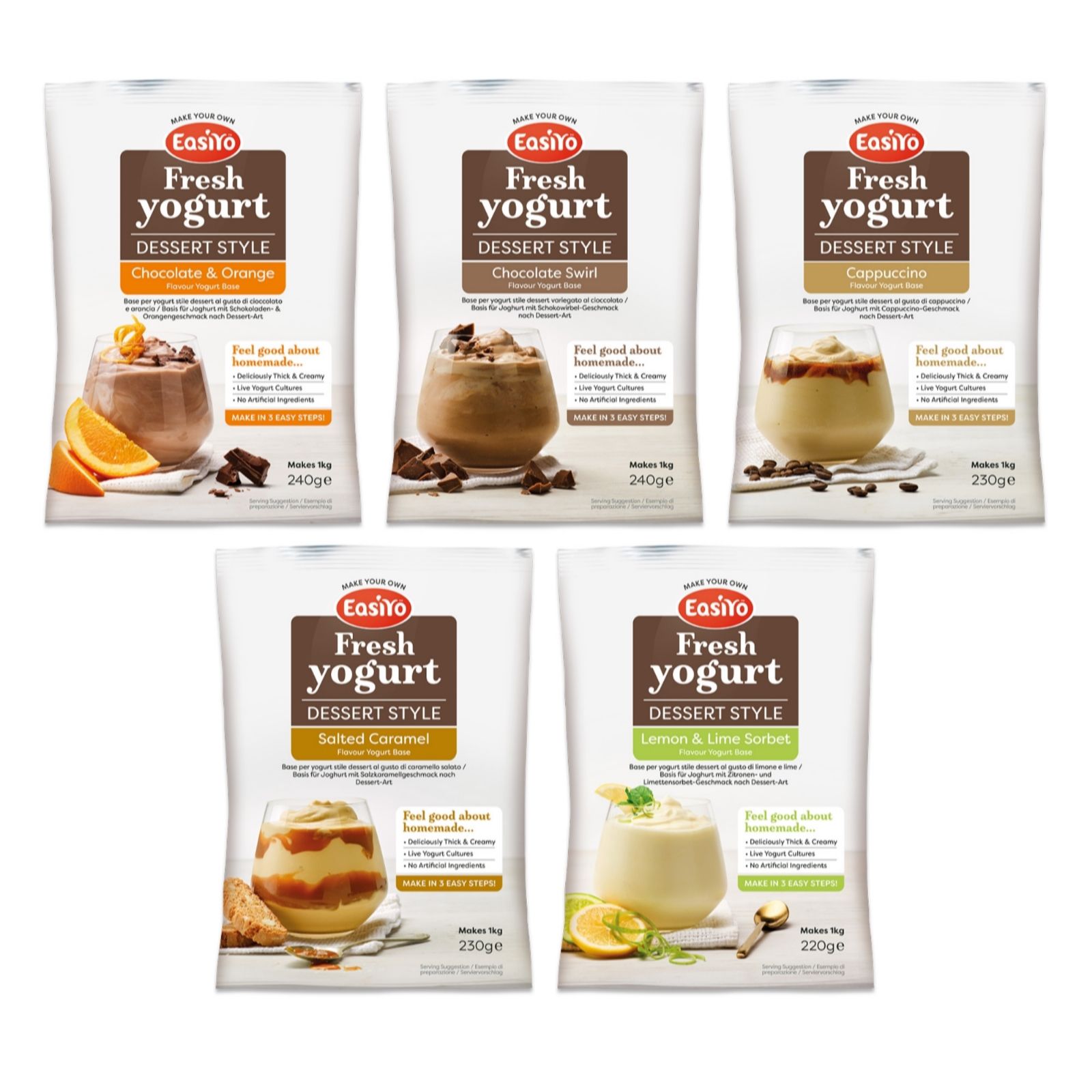 EasiYo Set of 6 Dessert Taster Selection