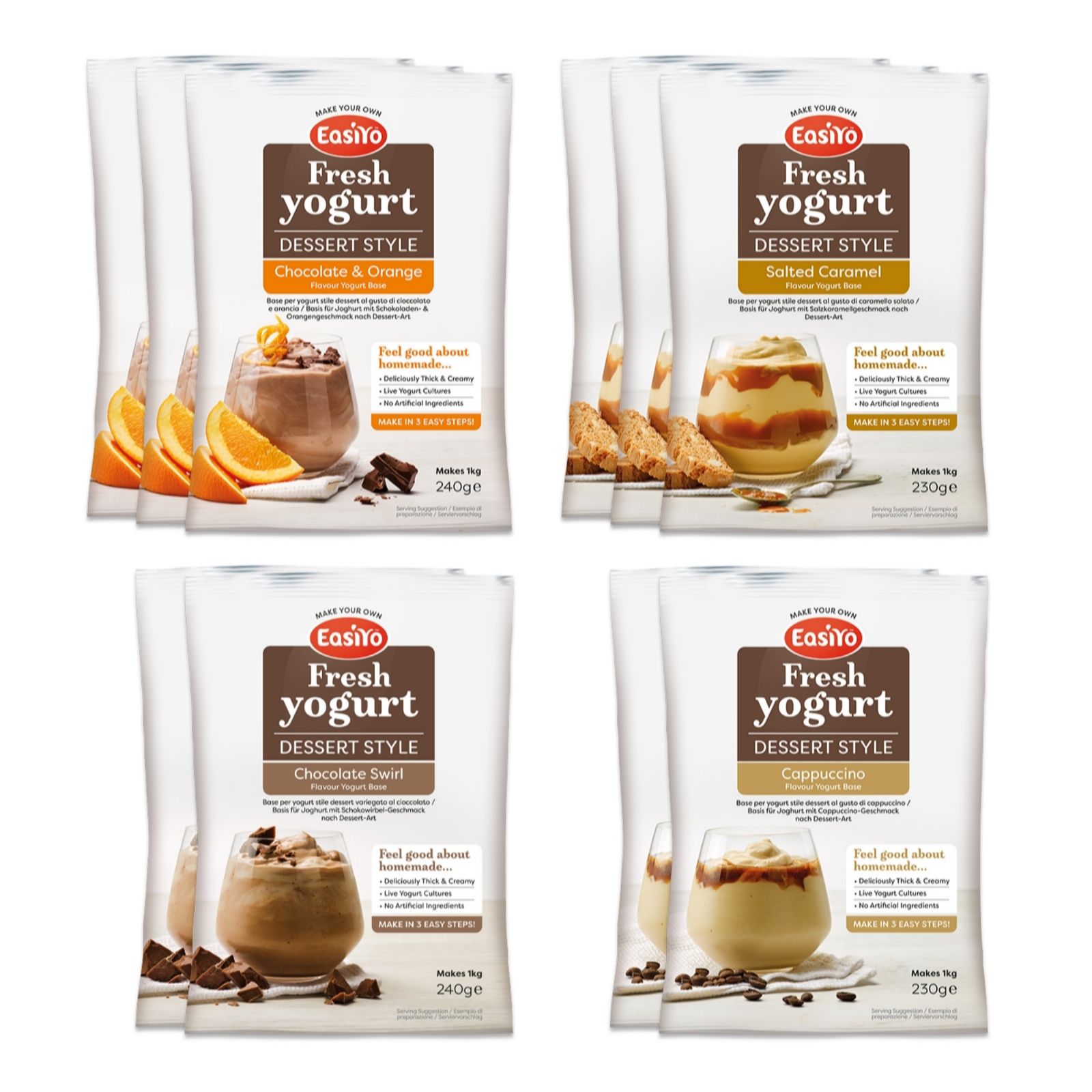 Easiyo! Set of 10 Dessert Style Selection