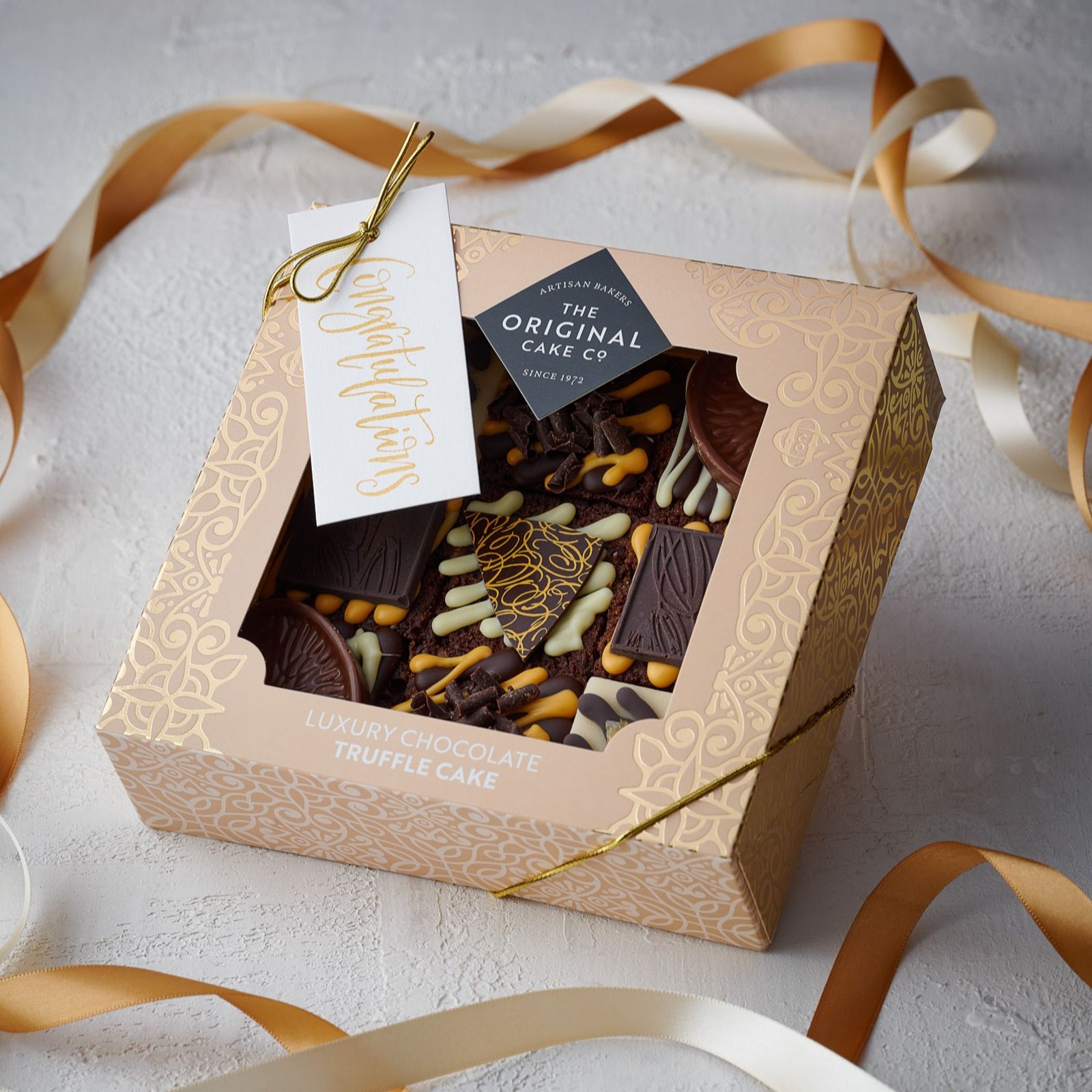 Original Cake Company Chocolate Orange Truffle Cake Gift Box