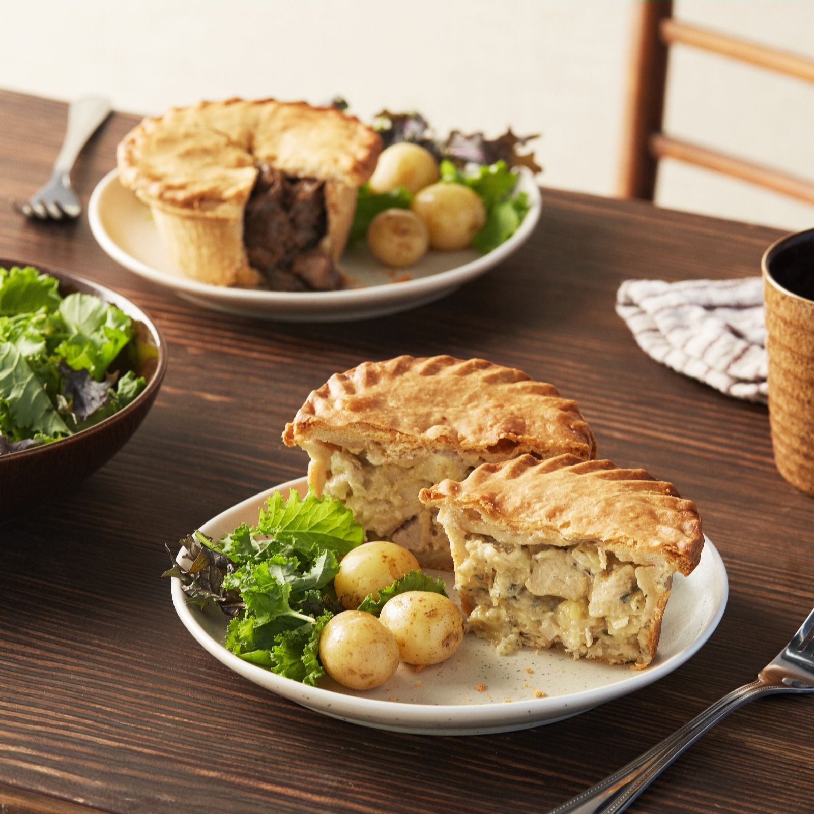 The Real Pie Company 8 Piece Festive Pies QVC UK