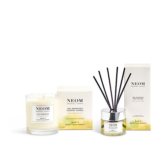 Neom 1 Wick Candle & Reed Diffuser 2 Piece Collection