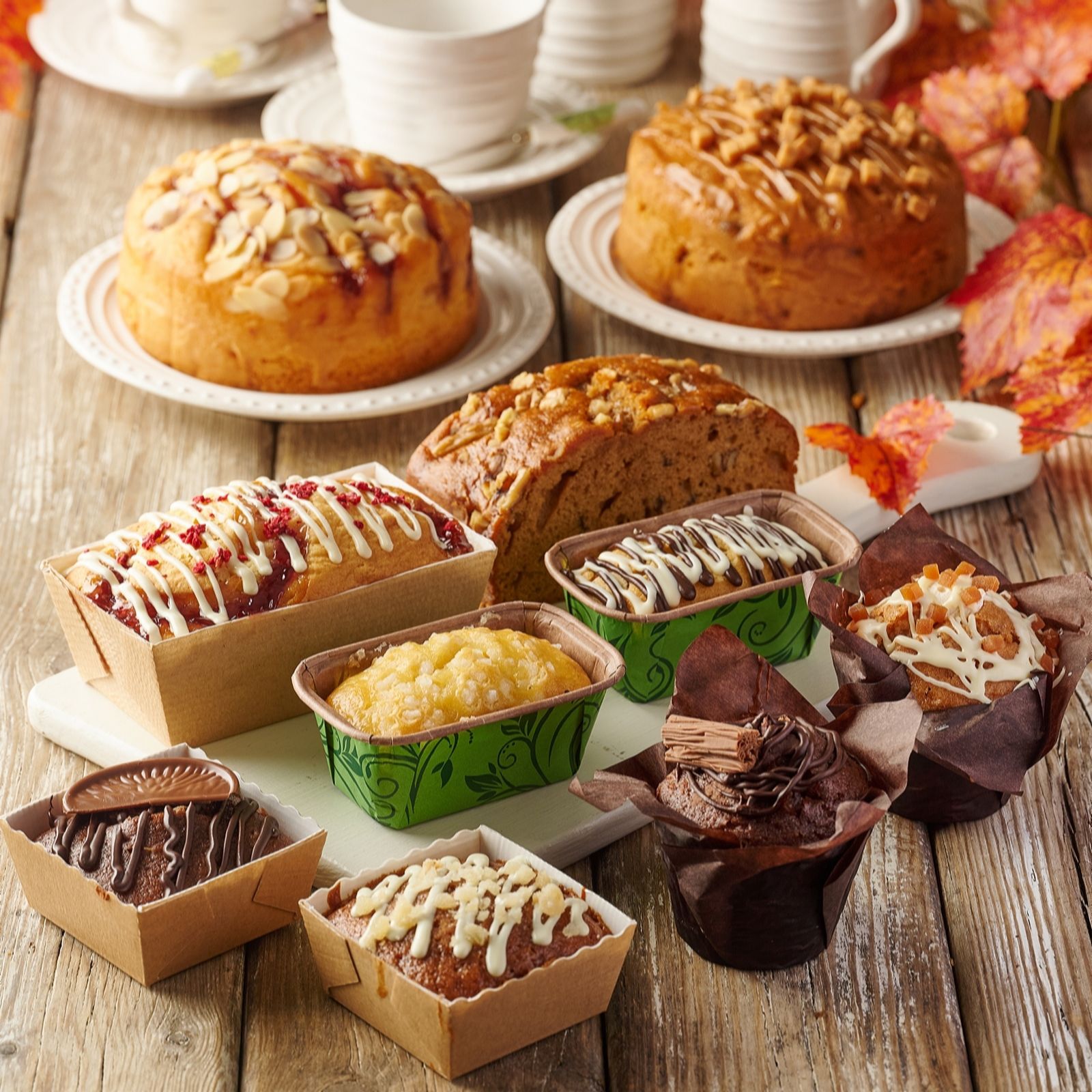 The Original Cake Company 10 Piece Ultimate Autumn Cake Selection - QVC UK