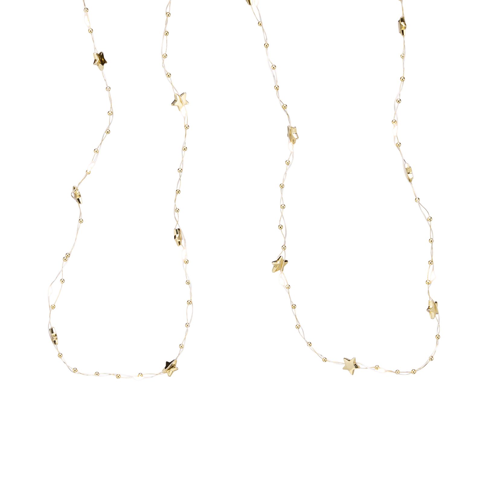 Sara By Sara Davies Set of 3 Beaded Light Strands