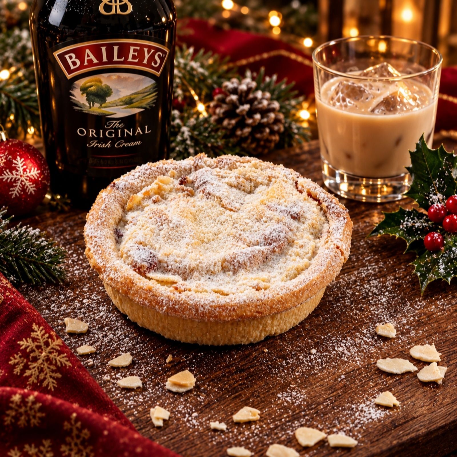 Wilfred's Pies Luxury Baileys & Flaked Almond Mince Pies