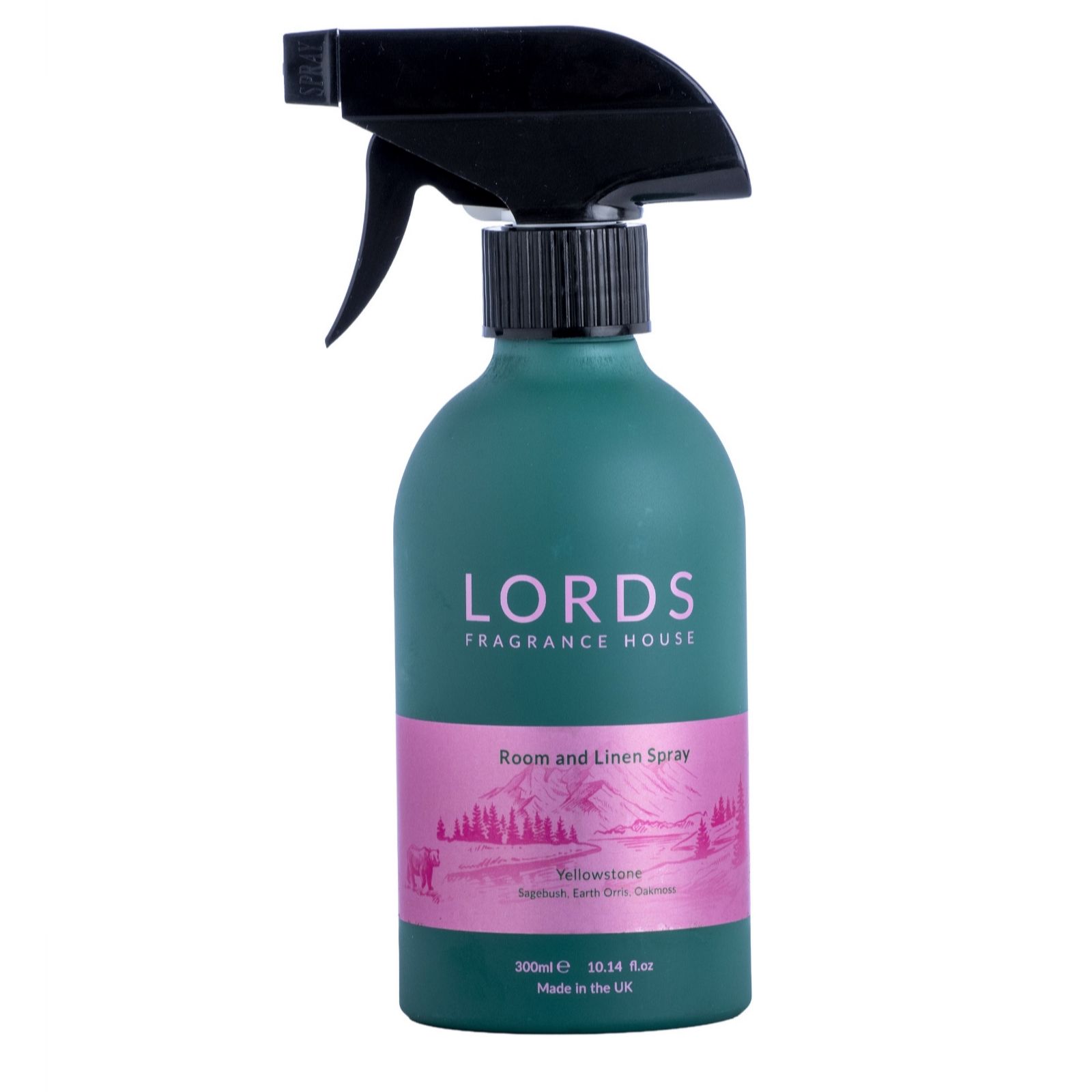 LORDS Yellowstone 300ml Luxury Room & Linen Spray