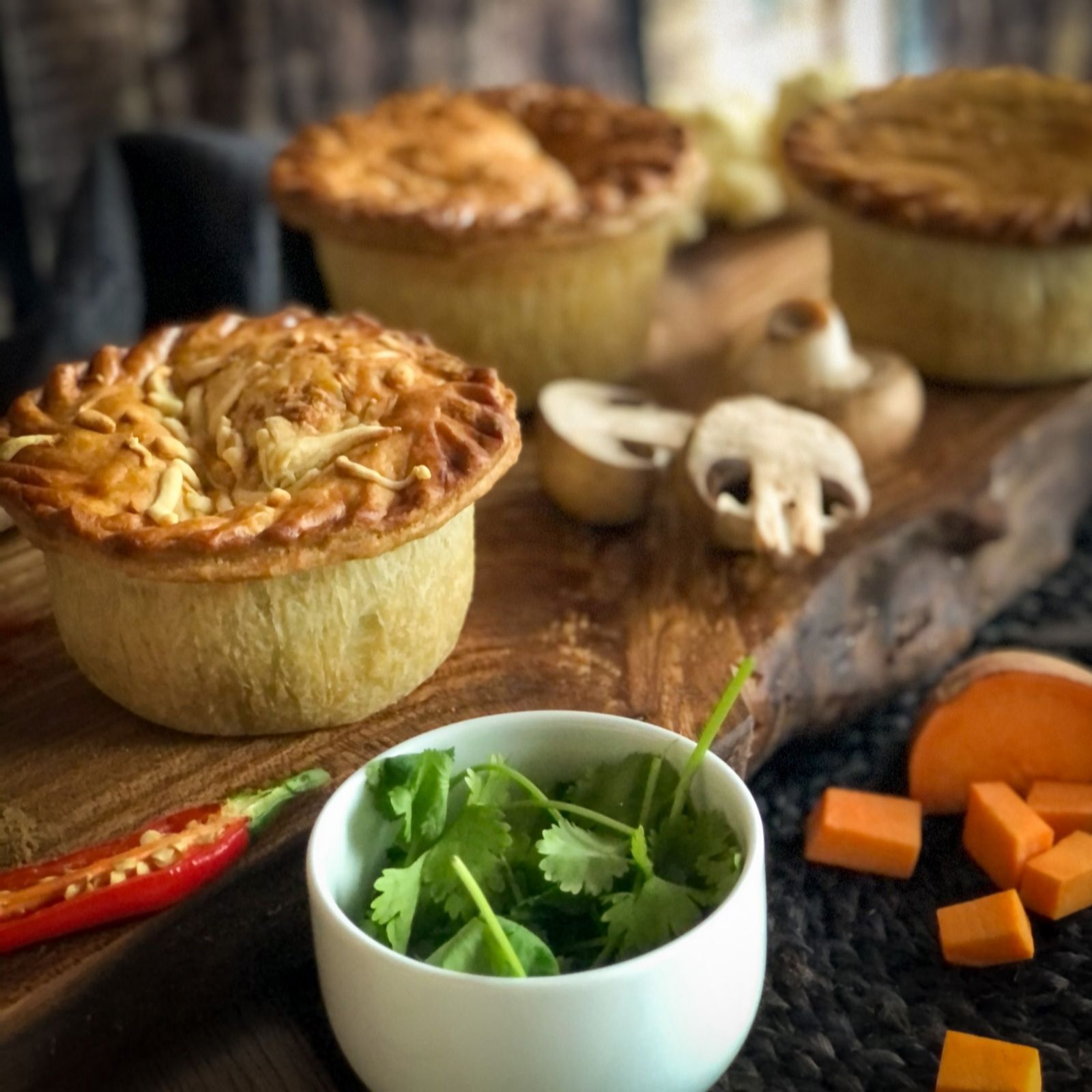 Wilfred's Pies Set of 12 Premium Vegetarian Welsh Pie Selection - QVC UK