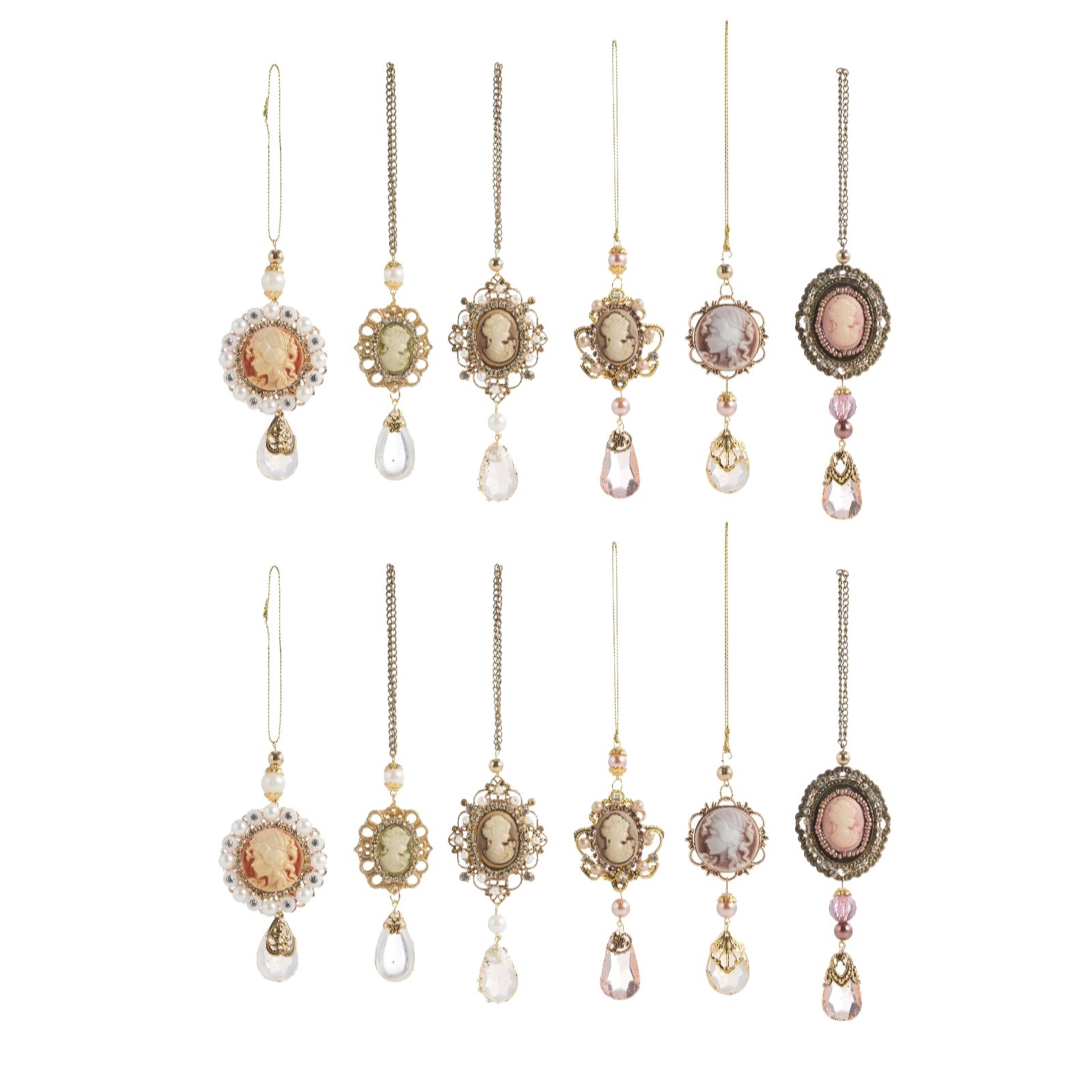Alison Cork Set of 12 Tree Jewellery QVC UK