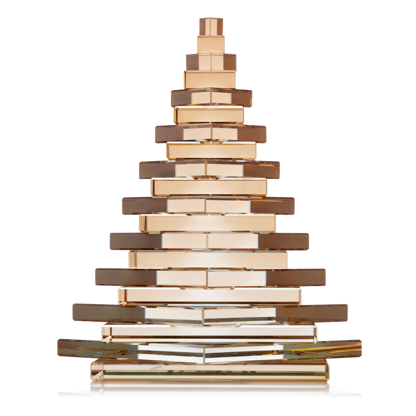 JM By Julien Macdonald Crystal Staggered Tree Ornament In Gift Box