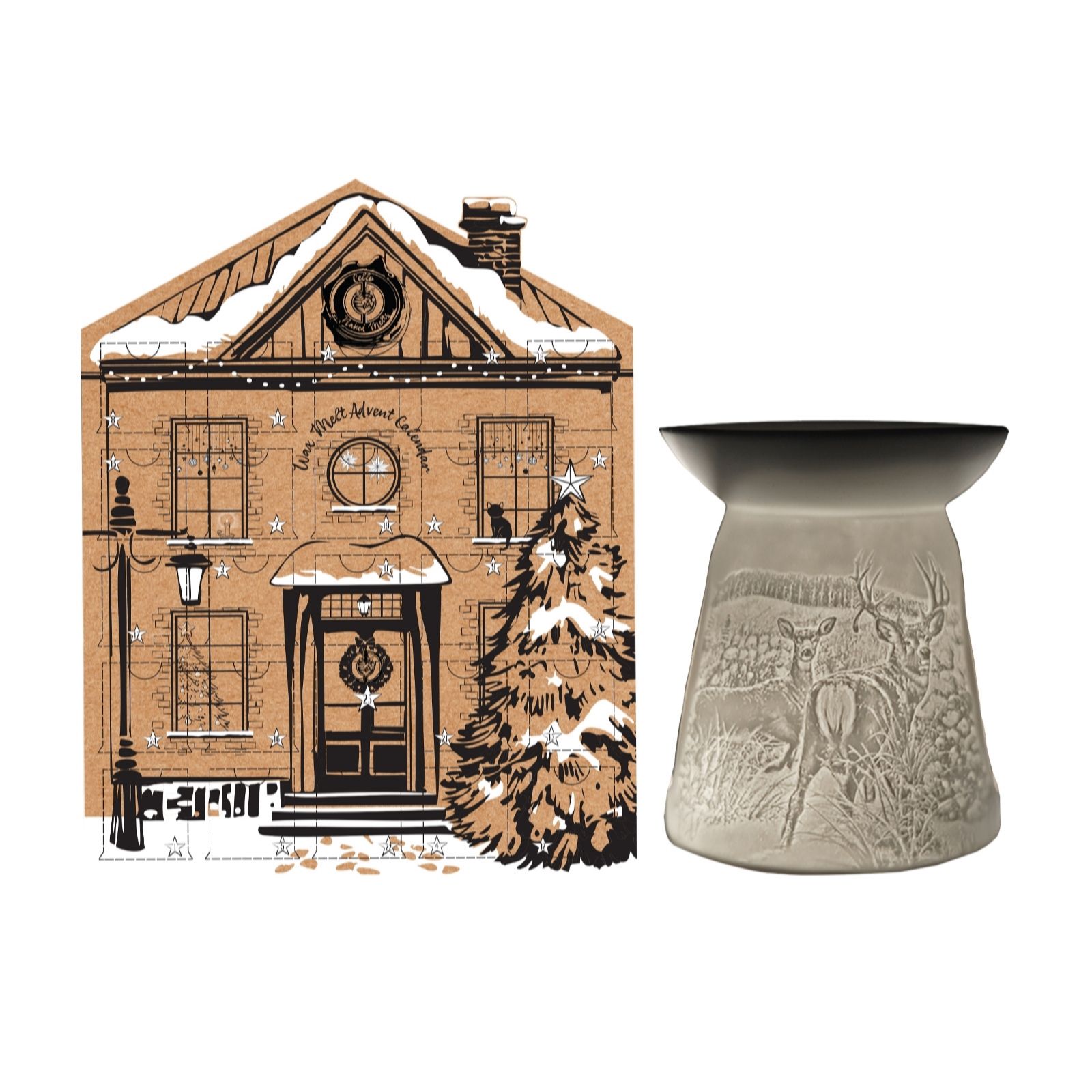 Cello Advent Calendar Stag Burner with 25 Melts