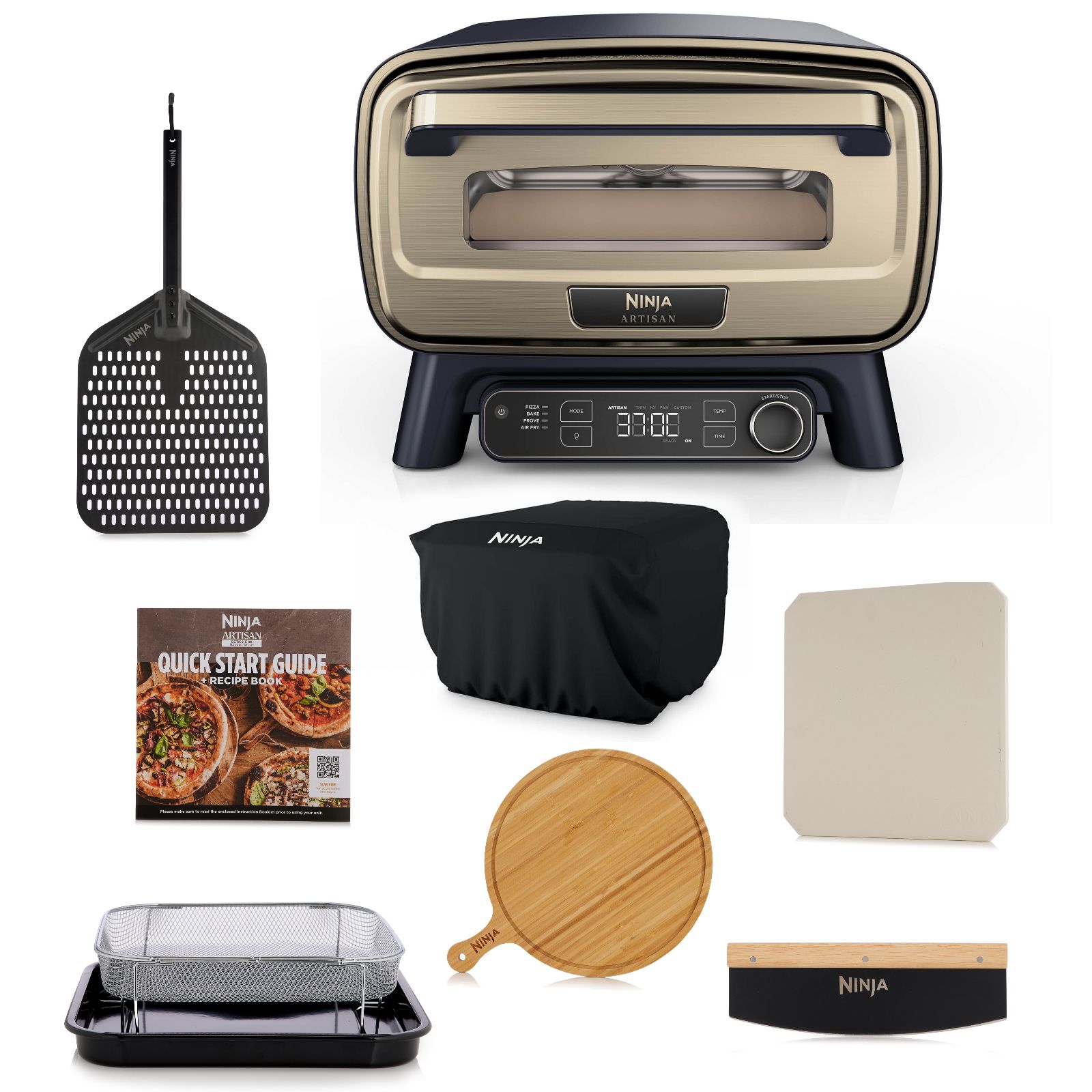 Outlet Ninja Artisan Electric Outdoor Pizza Oven & Air Fryer with