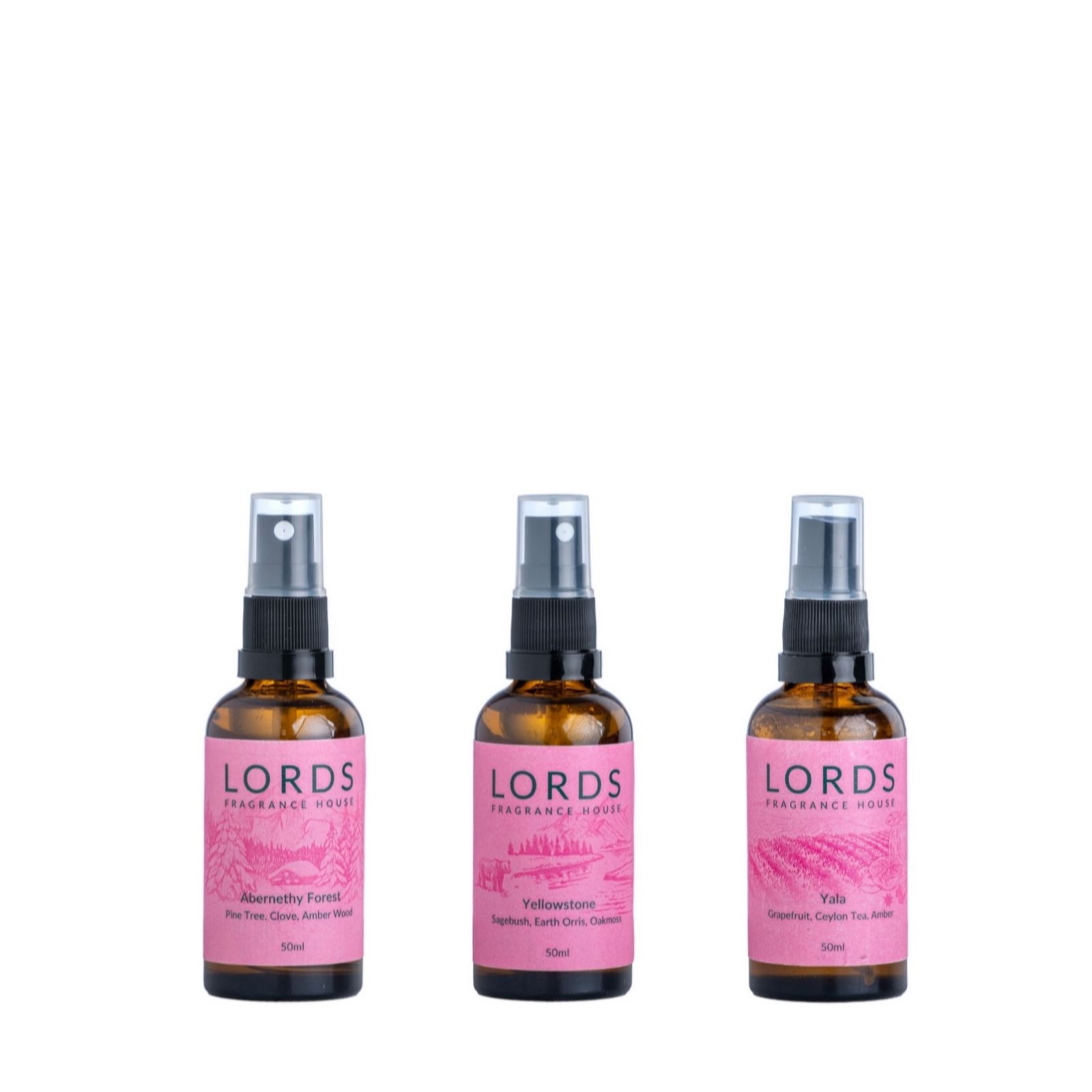 Lords Autumn Winter Mini Room Linen Spray Discovery Collection
