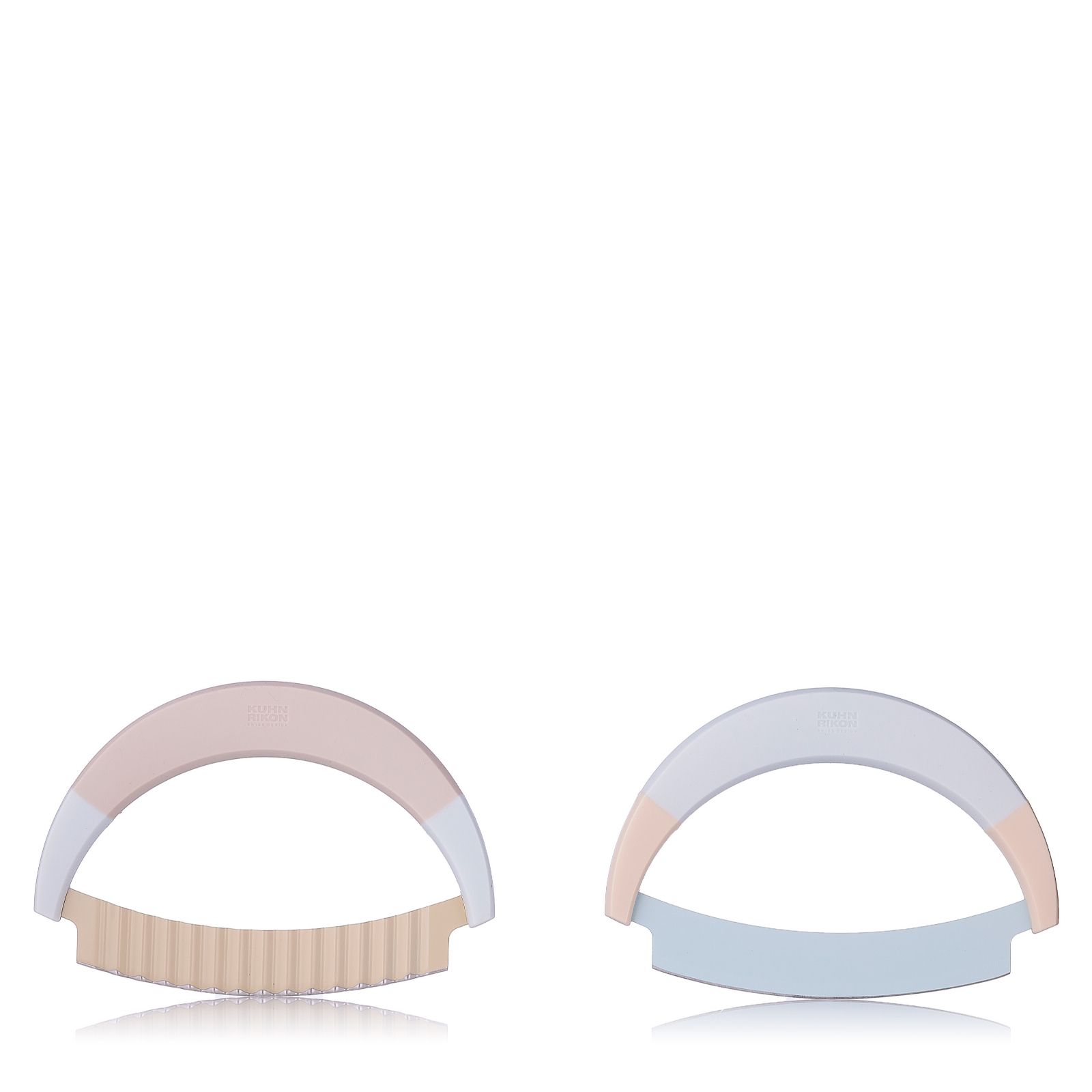 Kuhn Rikon Set of 2 Assorted Softgrip Blade Mezzaluna