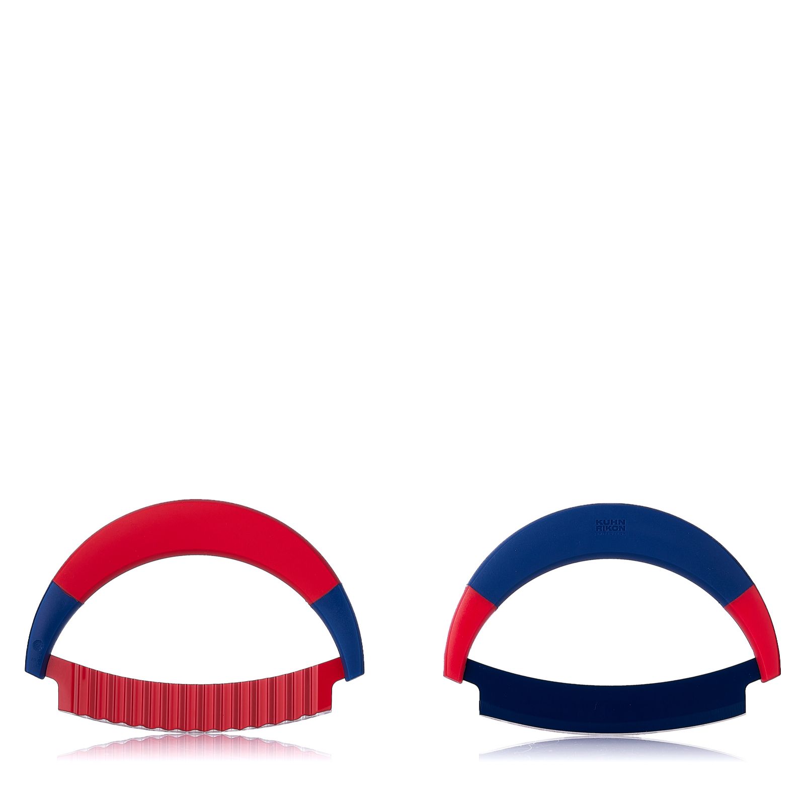 Kuhn Rikon Set of 2 Assorted Softgrip Blade Mezzaluna