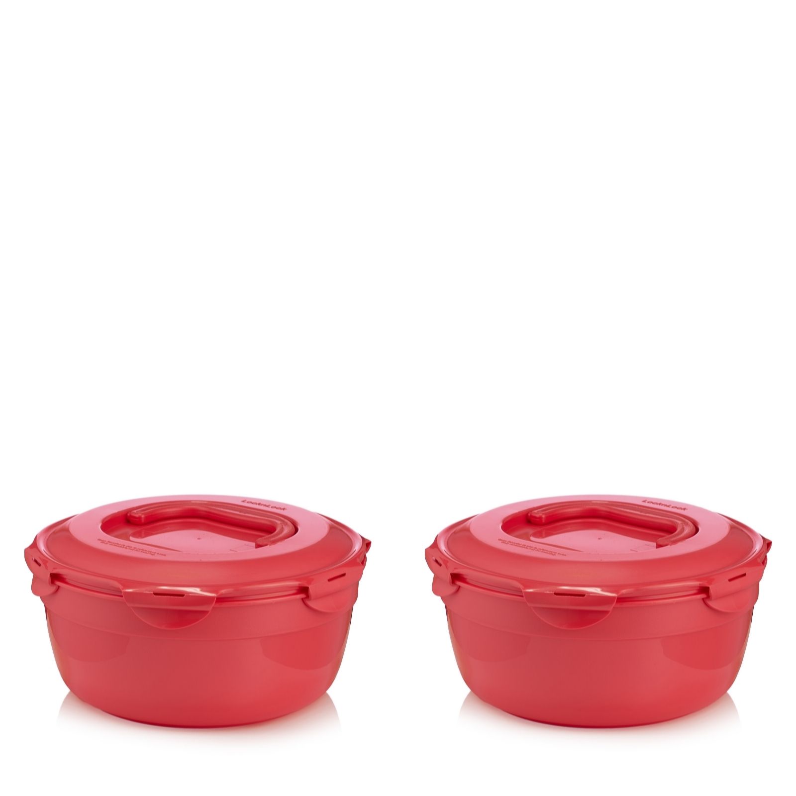 Outlet Lock & Lock Set of 2 Store Bowls with Handle Lids 5L