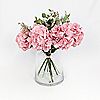 Peony Hydrangrea Bouquet with Vase