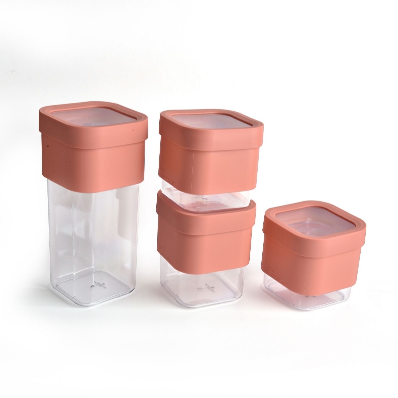 Outlet Cook's Essentials Set Of 4 Adjustable Height Containers