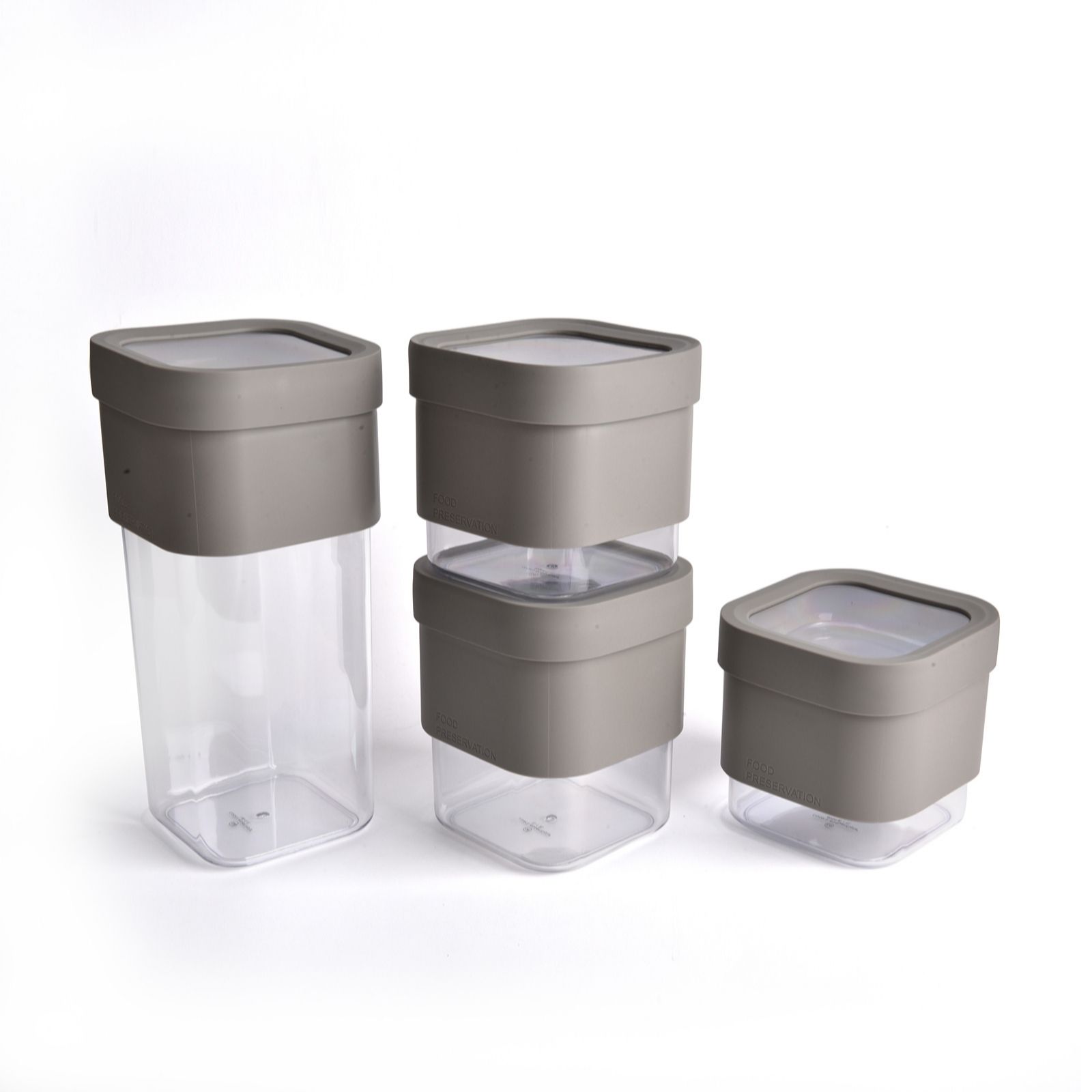 Outlet Cook's Essentials Set Of 4 Adjustable Height Containers