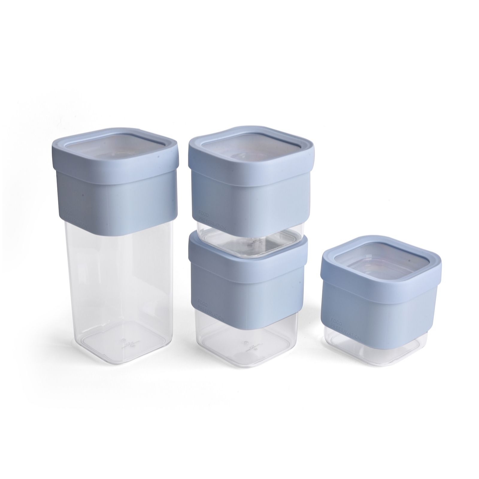 Outlet Cook's Essentials Set Of 4 Adjustable Height Containers