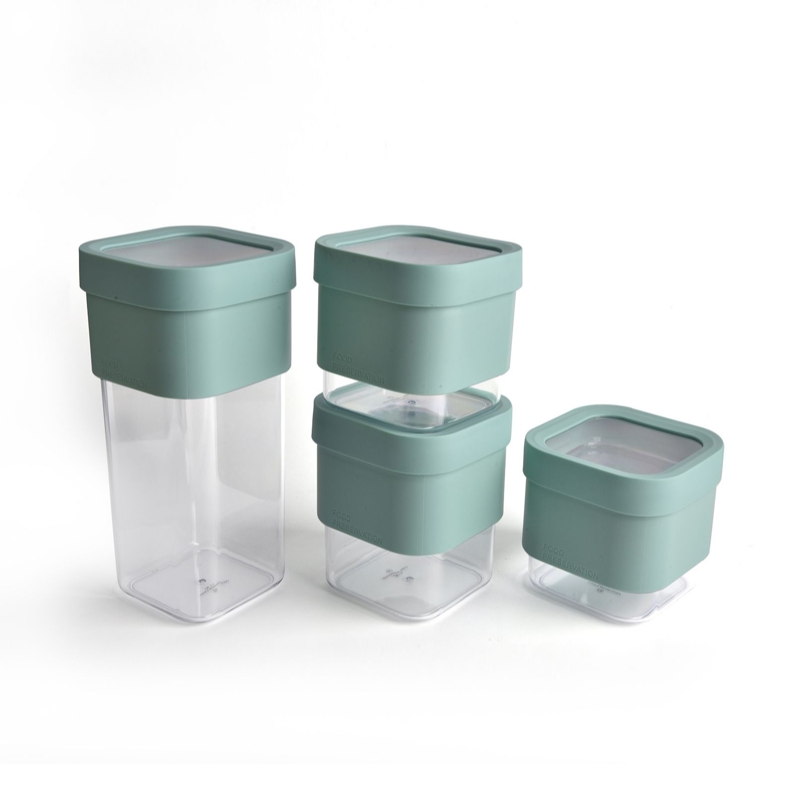 Outlet Cook's Essentials Set Of 4 Adjustable Height Containers