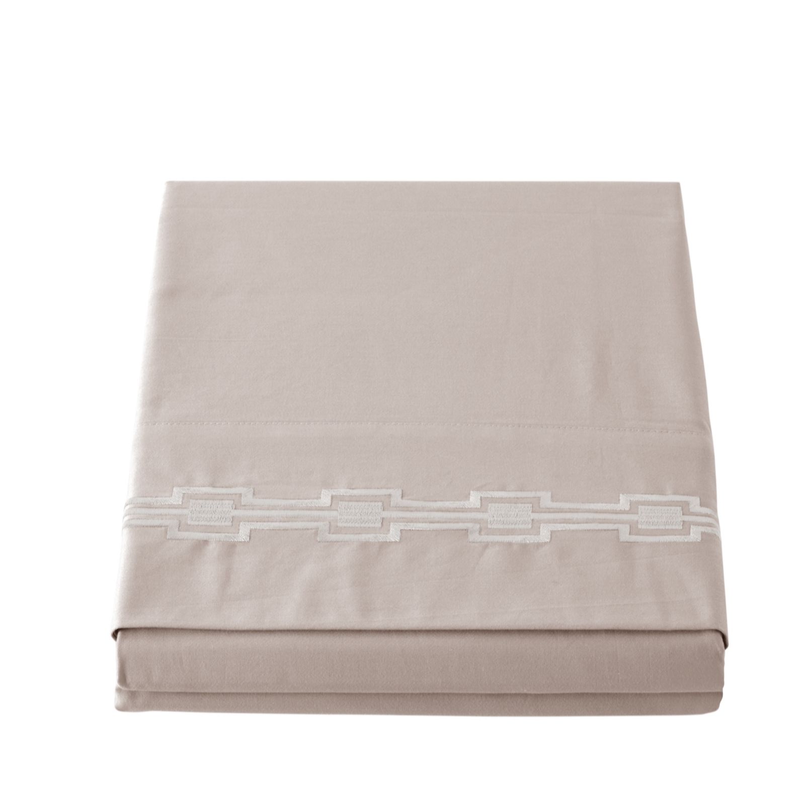 Outlet K by Kelly Hoppen 400TC Flat Sheet With Embroidery